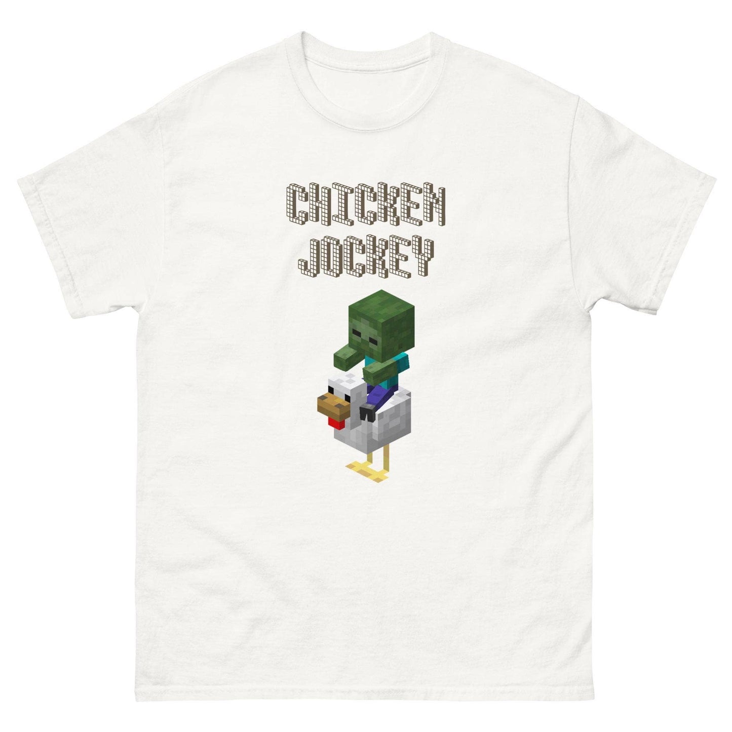 Quirky Chicken Jockey Graphic Tee For Gamers & Animal Lovers