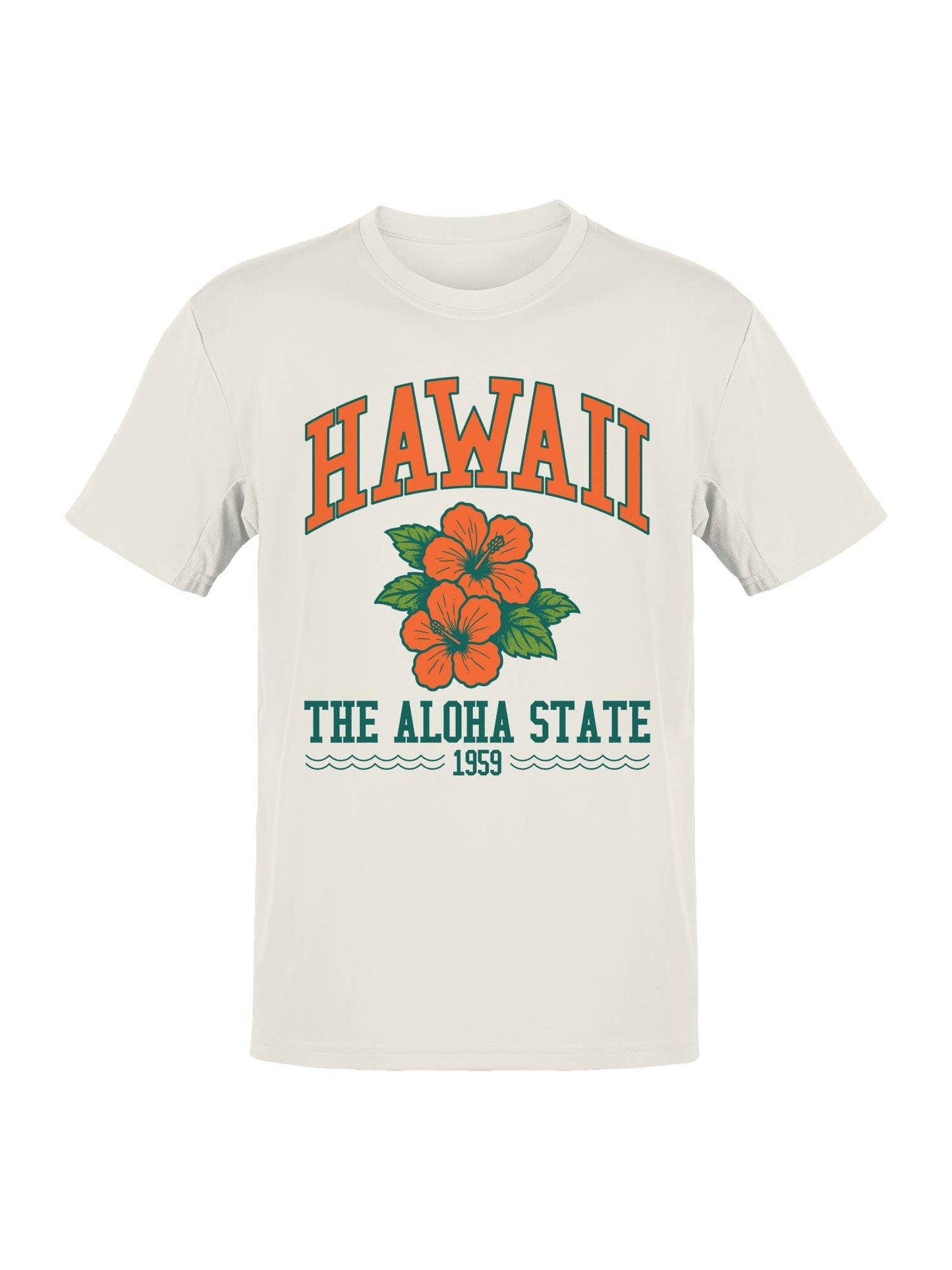Hawaii Aloha State Floral Design Men's T-Shirt
