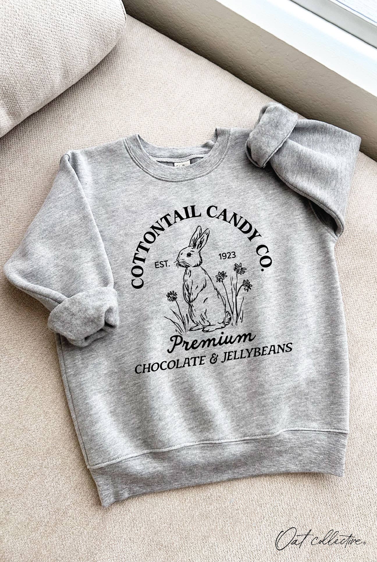 Cottontail Candy Youth Unisex Graphic Sweatshirt