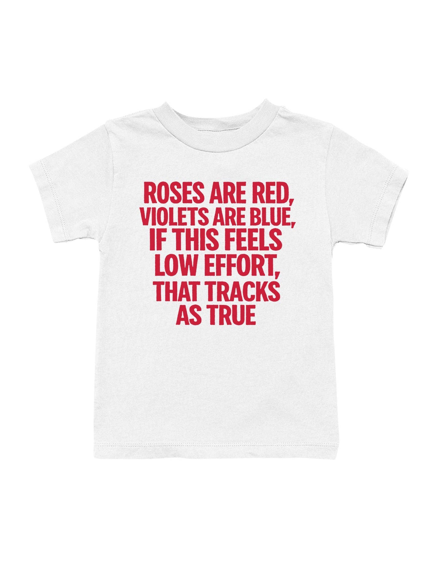 Low Effort Roses Are Red Poem Youth's T-Shirt