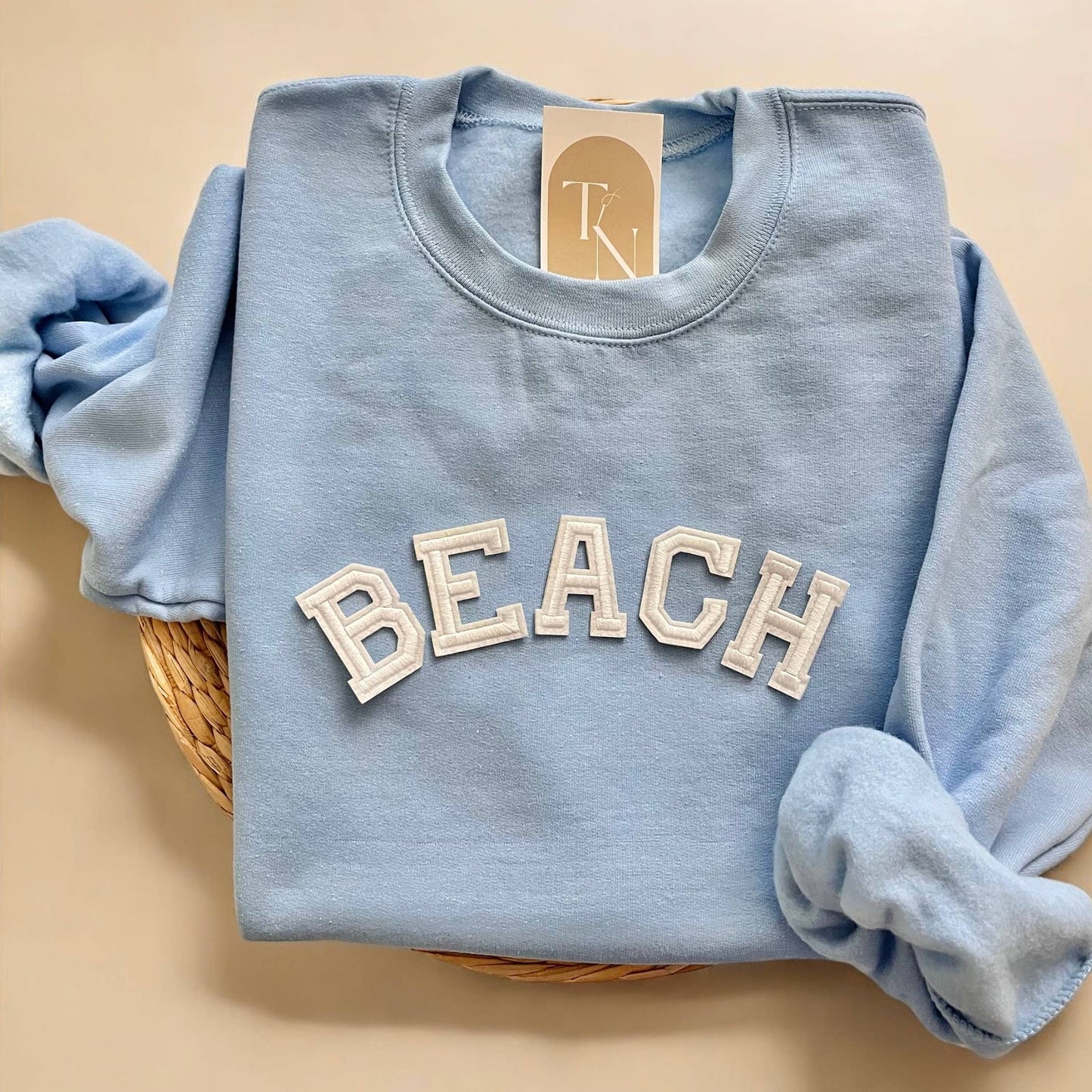 Beach Crewneck Sweatshirt, Beach Sweater