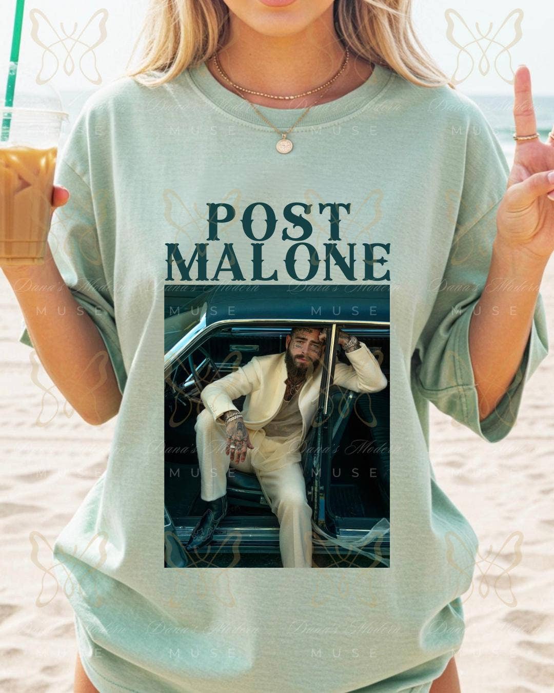 Post Malone Vintage Concert Style Unisex Relaxed Fit Tee