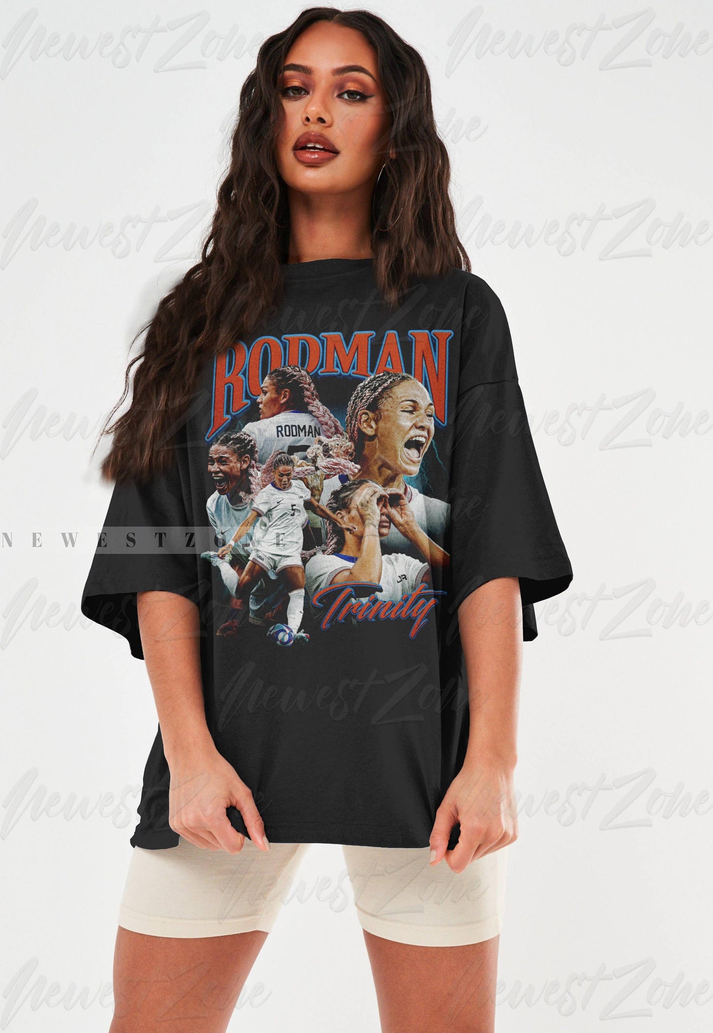 Trinity Rodman Vintage T-Shirt Retro Women's Sport Gift