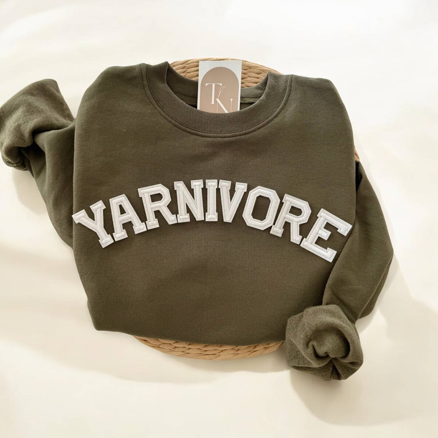 Yarnivore Sweatshirt, Craft Store Supplies Merch