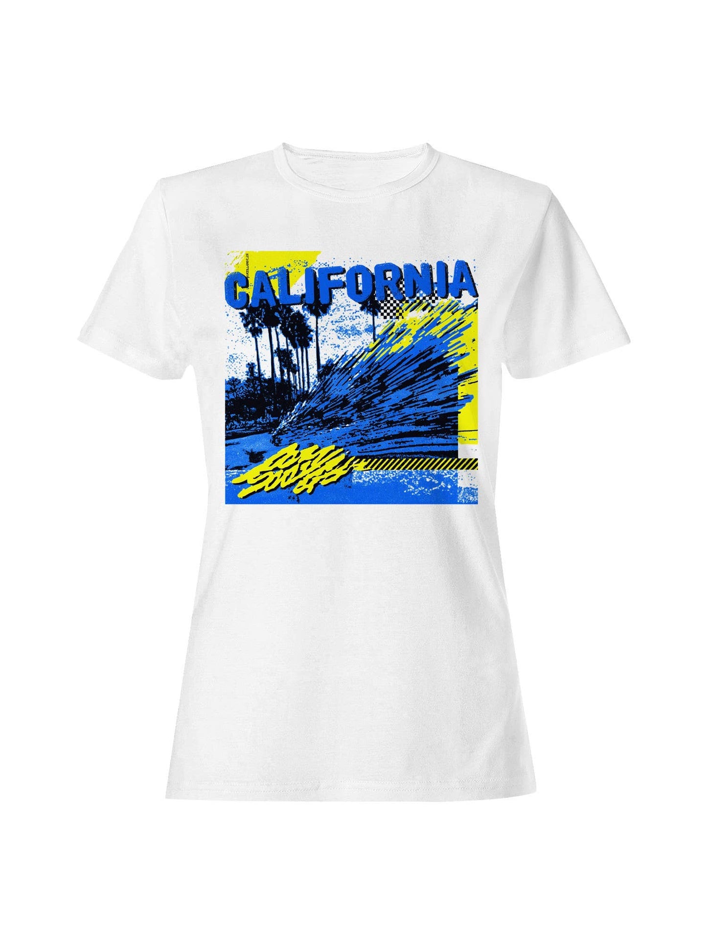 California Retro Vibes Splash Art Women's T-Shirt