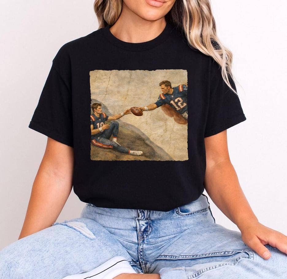 New England Qb Legacy Tee Funny Brady Maye Football Top