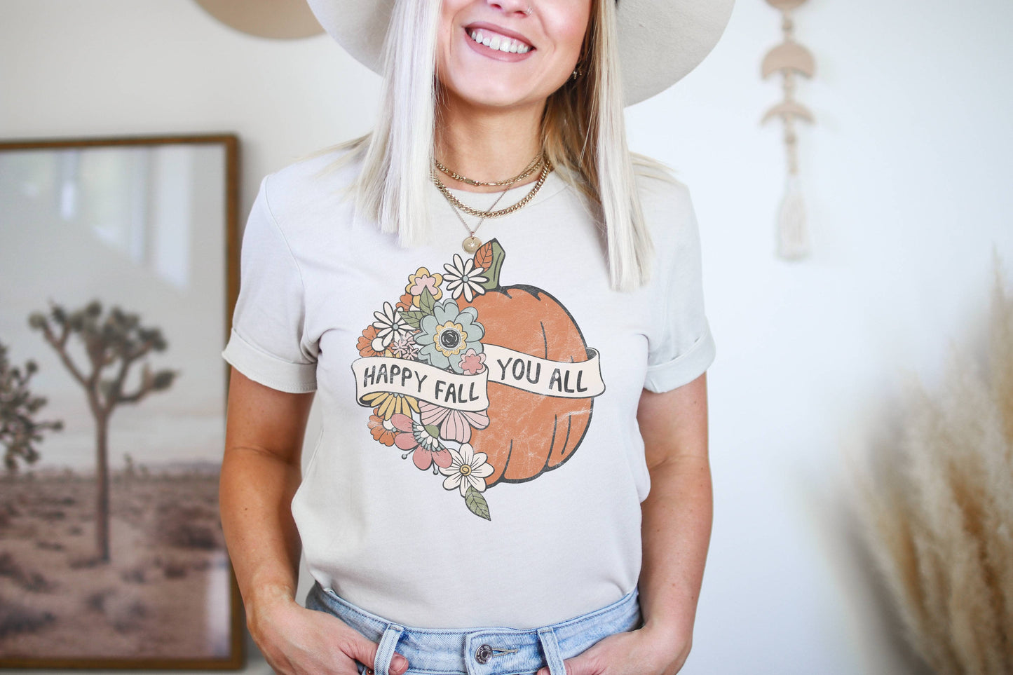Happy Fall You All | Fall Pumpkin Shirt Graphic Tee