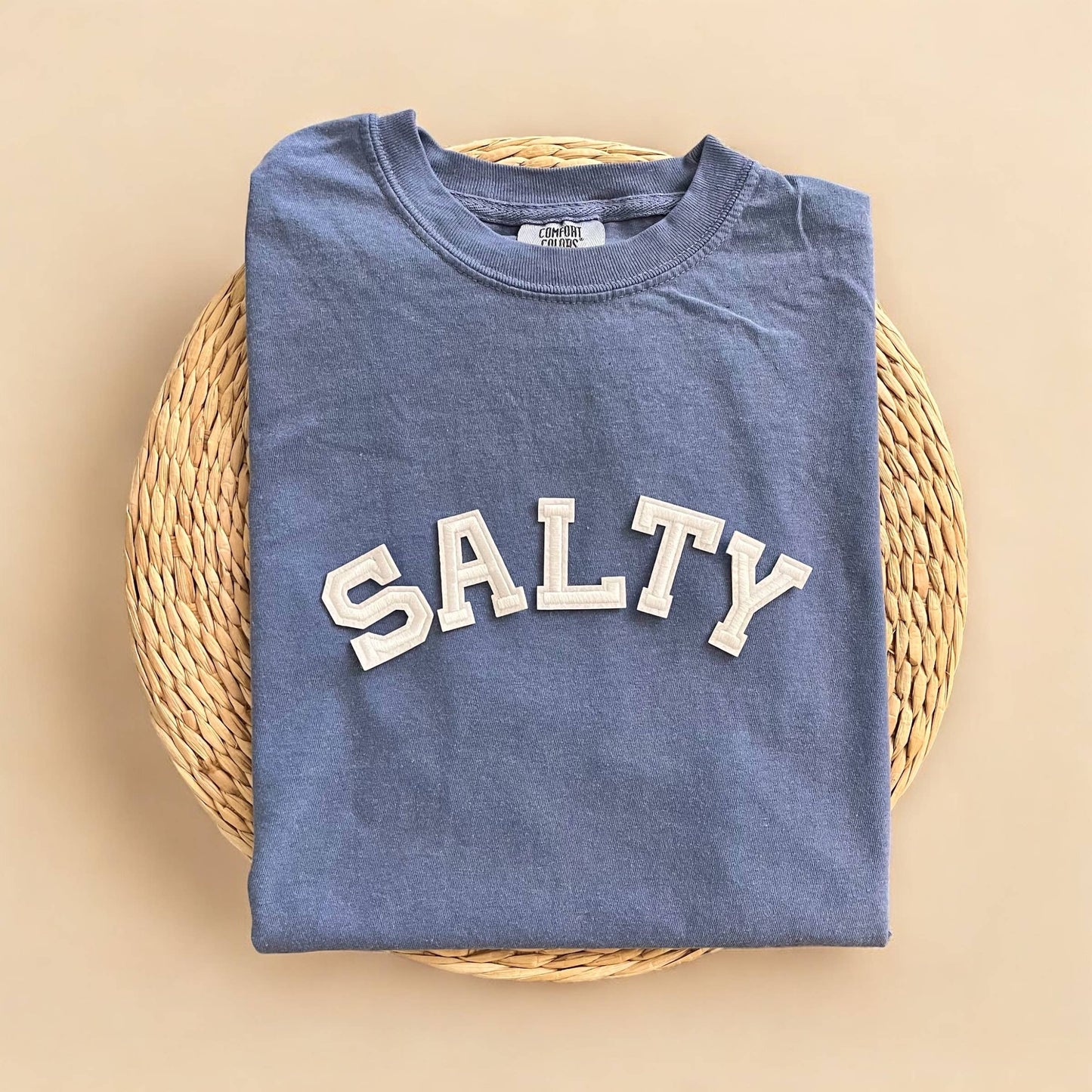 Comfort Colors Salty Tee Shirt, Beach Tees