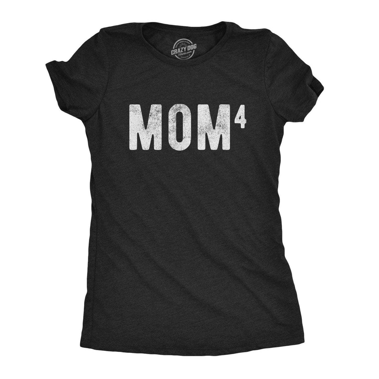 Mom of Four Women's Tshirt Mother's Day Graphic Tee Western