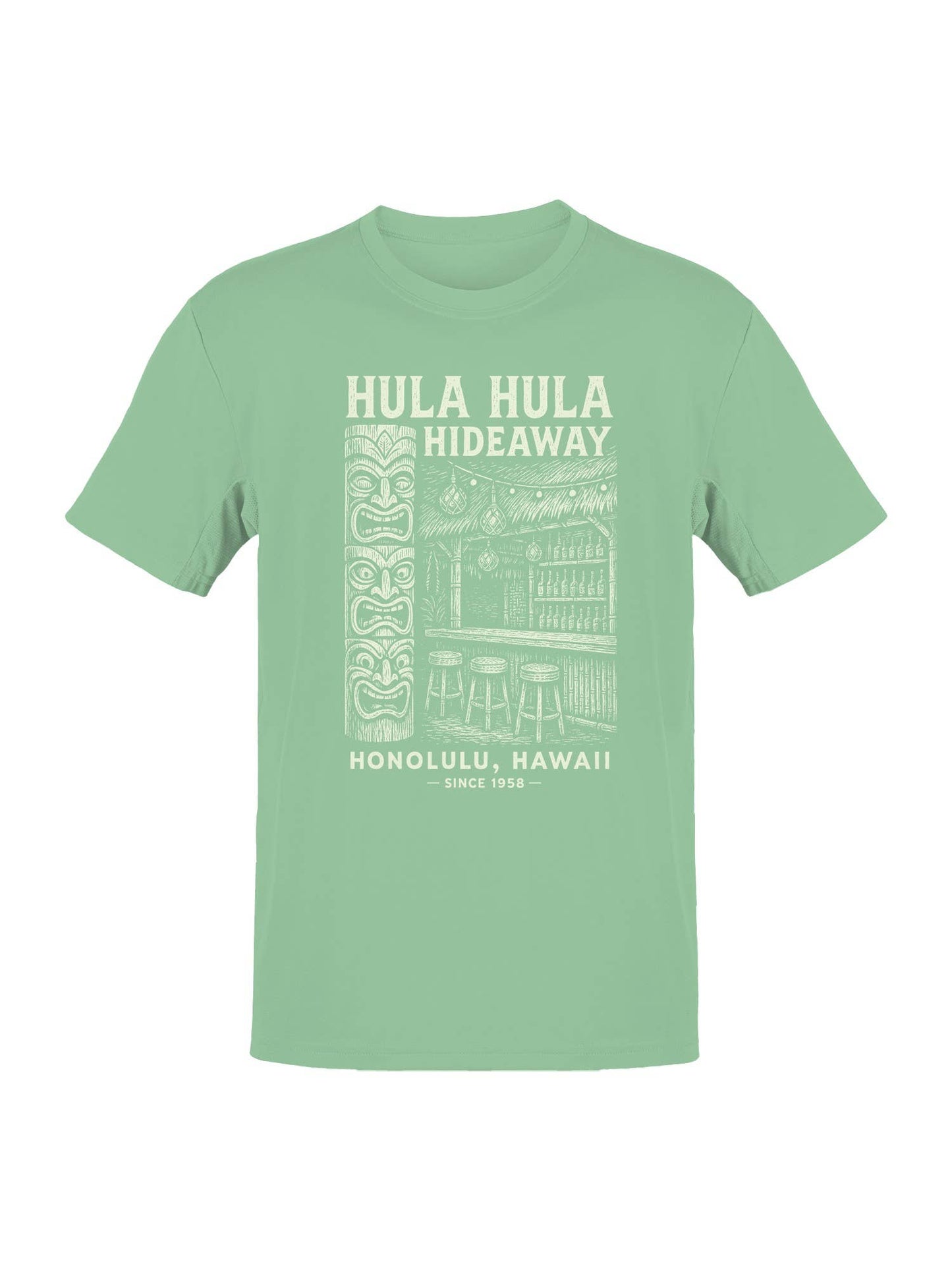 Hula Hula Hideaway Honolulu Art Men's T-Shirt