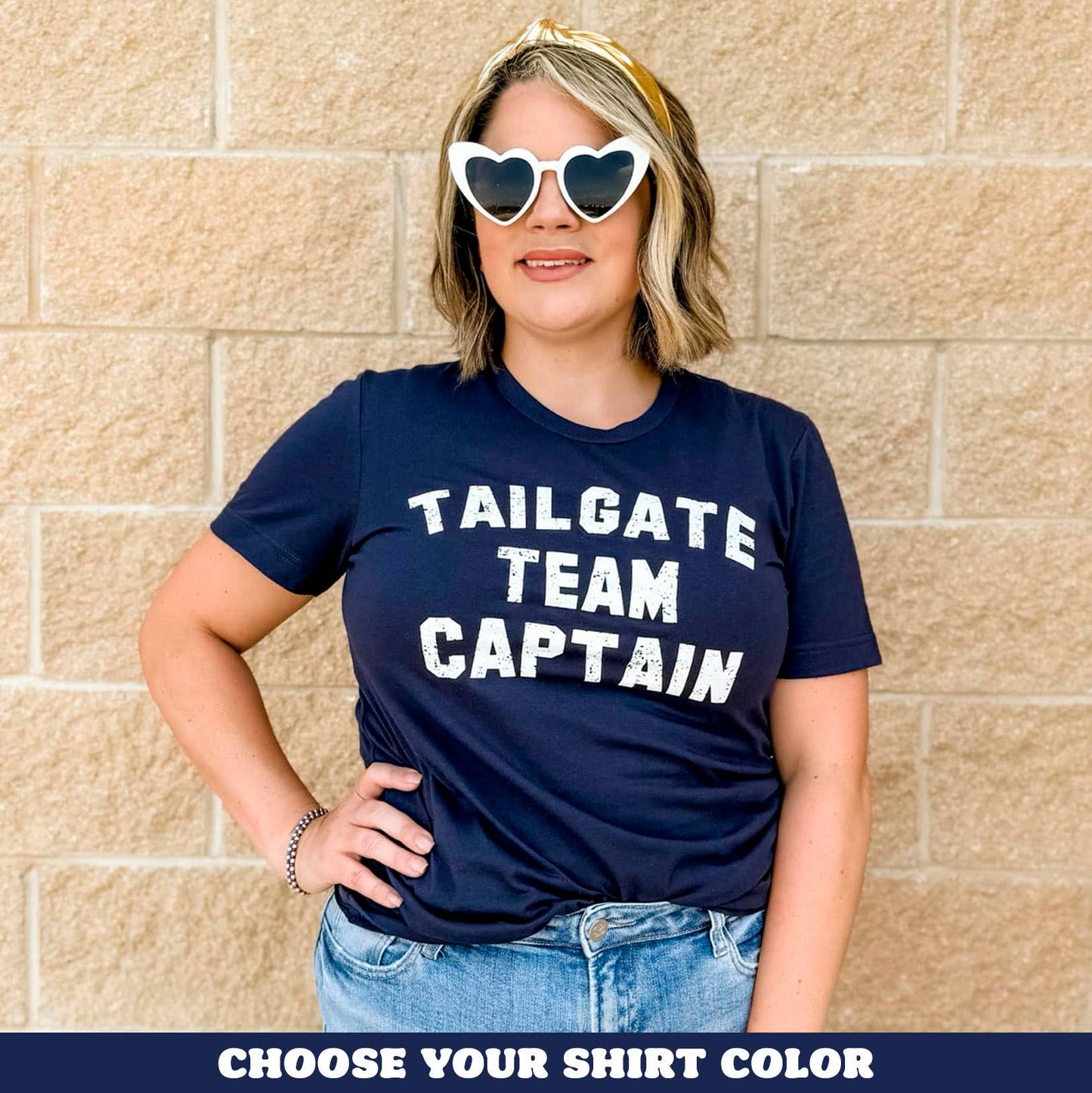 Tailgate Team Captain Shirt, Football Tee, Game Day Shirts