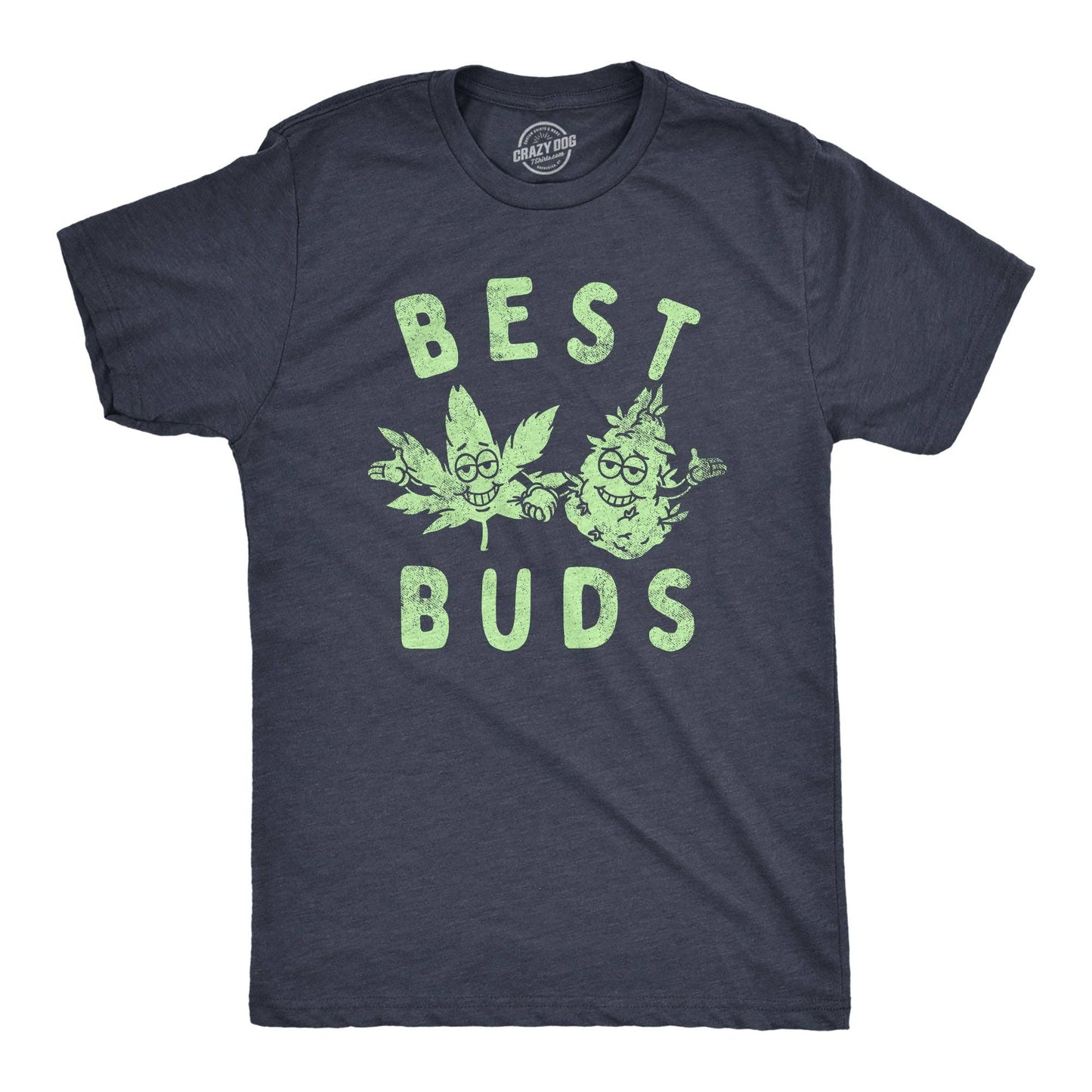 Best Buds Men's Tshirt 420 Graphic Tee Western T