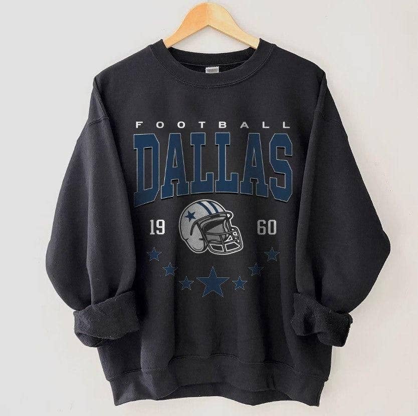 Dallas Football Sweatshirt, Trendy Dallas Football Fan Gift