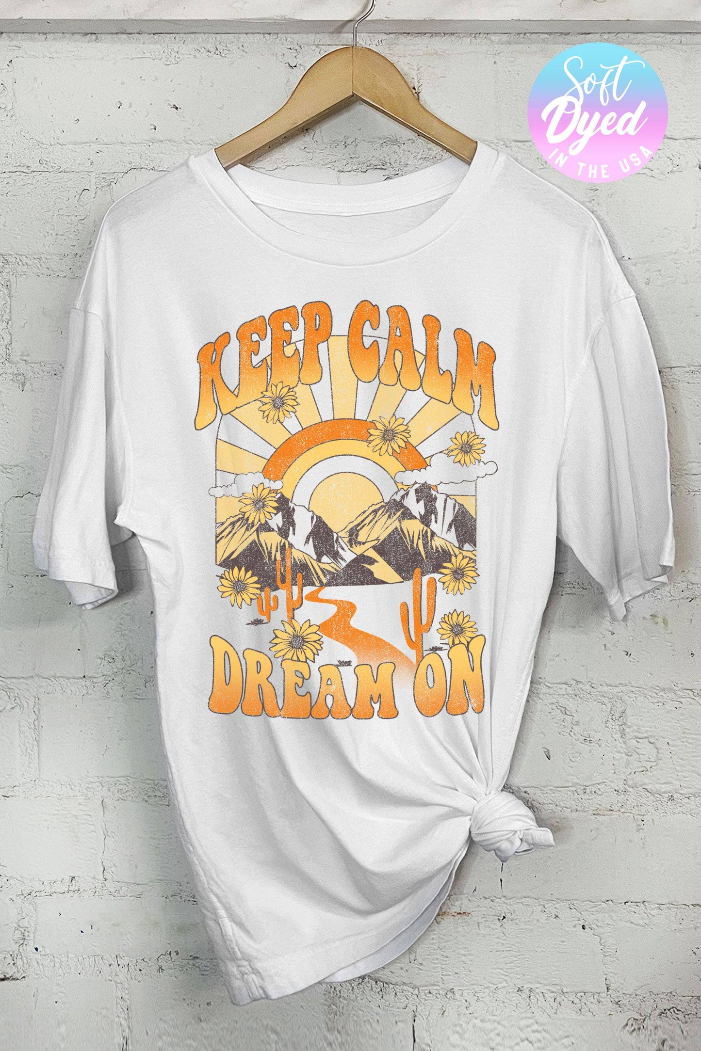 Keep Calm and Dream On-Oversized Tee