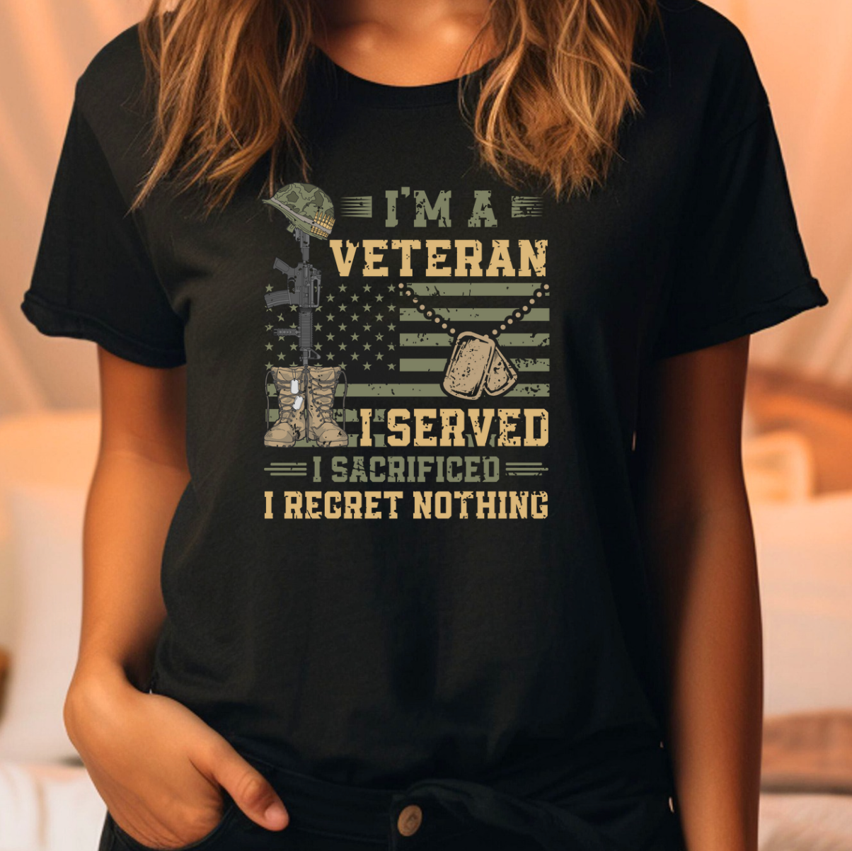 I Am A Veteran Unisex Tee
