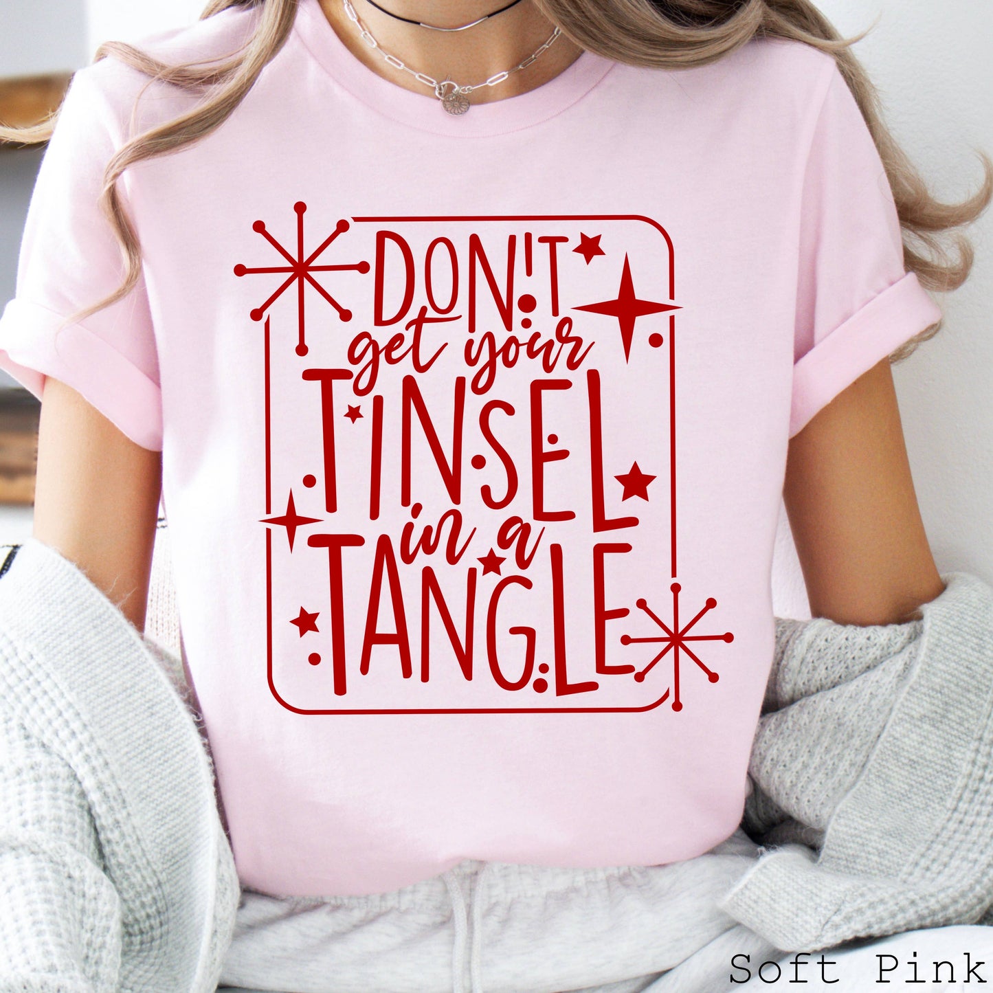Tinsel in A Tangle Christmas 2025 Graphic TeeĀ | Bella Canvas