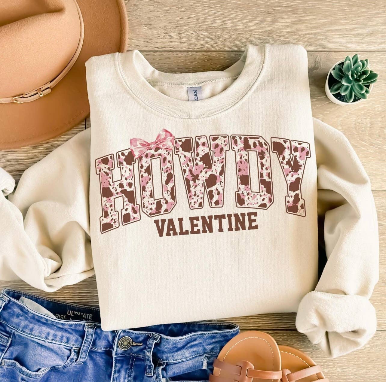 Howdy Valentines Sweatshirt