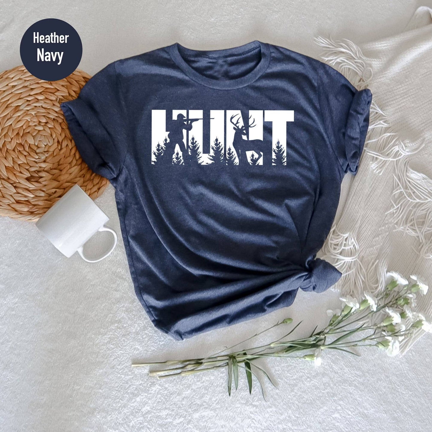 Deer Hunting Dad Tshirt Gift For Cool Hunters