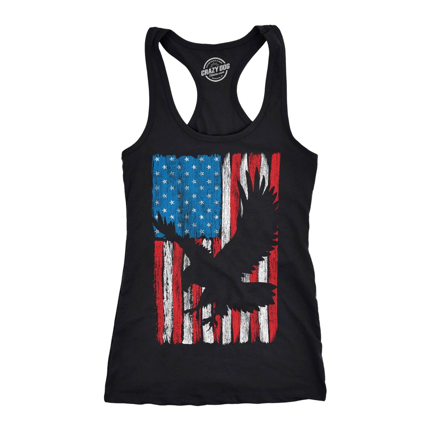 Eagle in Flag Women's Tank Top