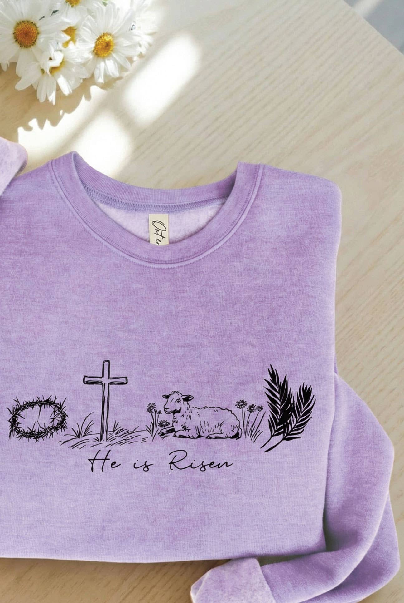 He Is Risen Icons Graphic Sweatshirt
