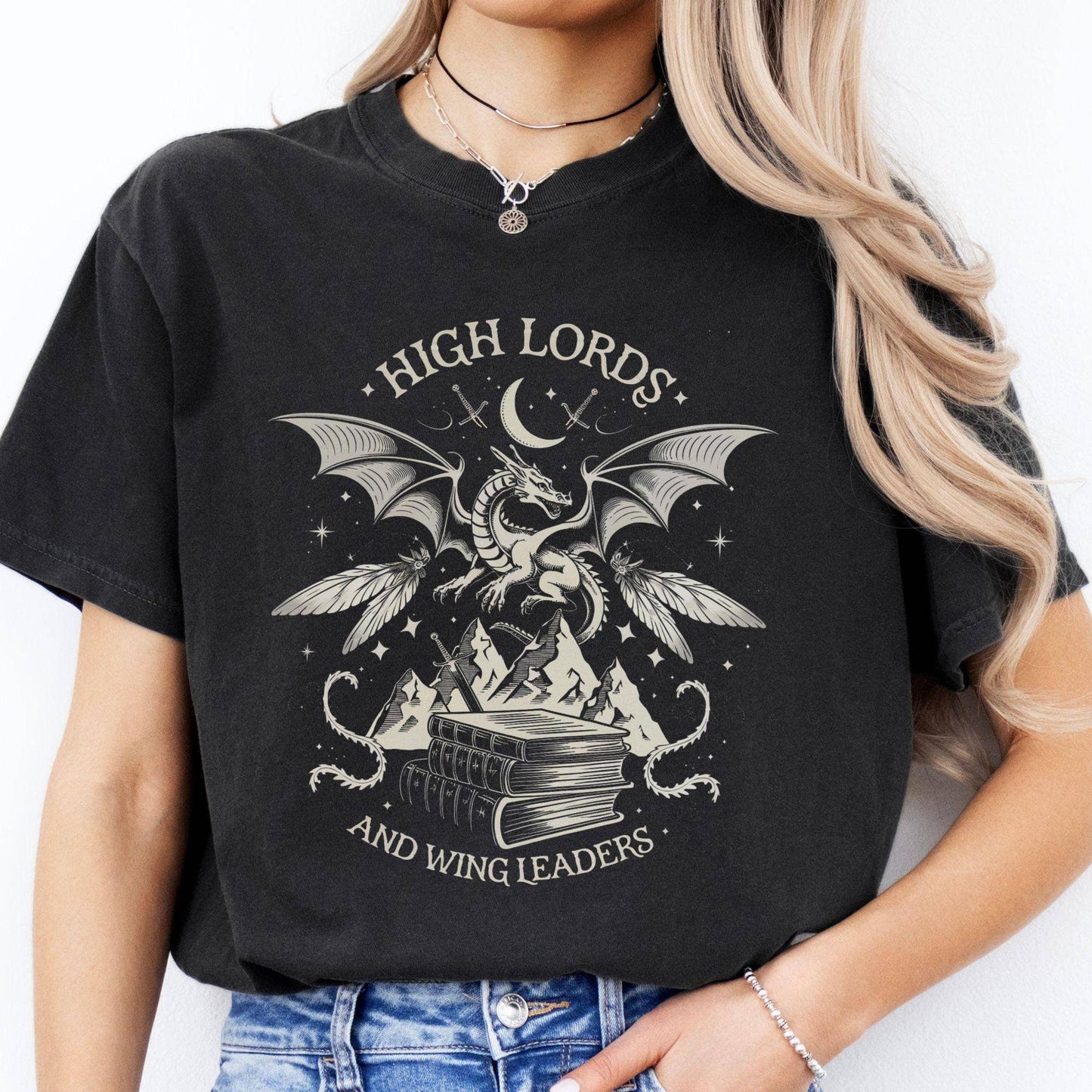 Velaris High Lords & Wing Leaders Book Dragon T-Shirt