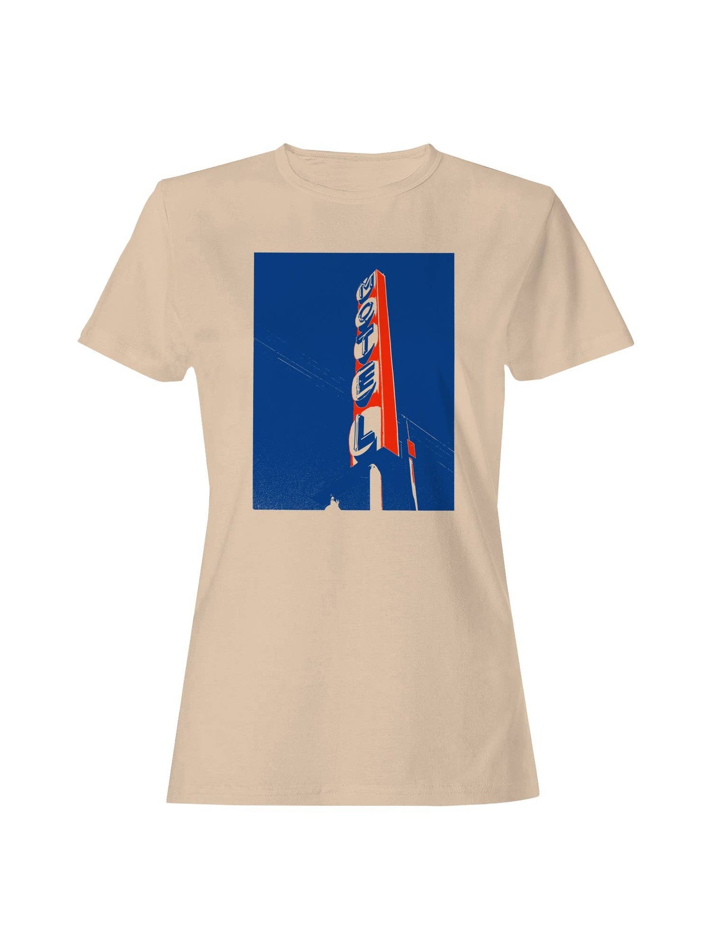 Vintage Motel Neon Sign Art Women's T-Shirt