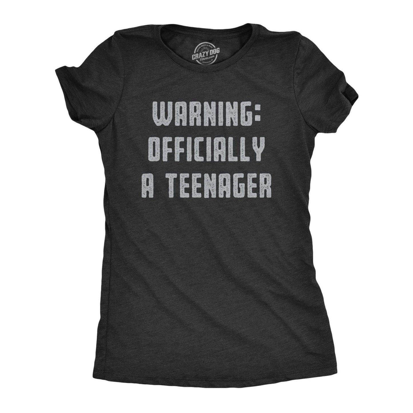 Warning: Offically A Teenager Women's Tshirt Birthday