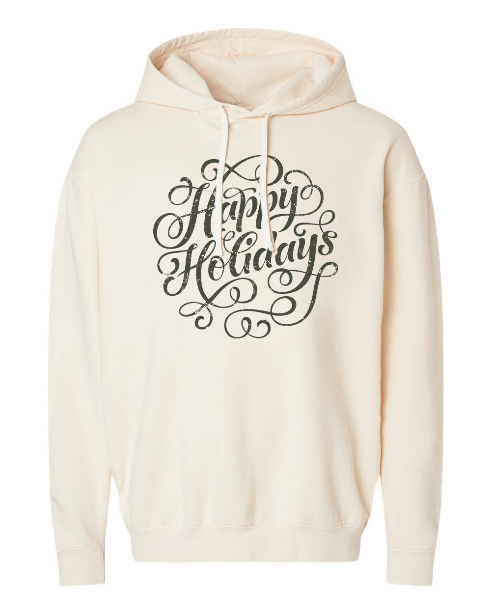 Happy Holidays Flourishes Hoodie