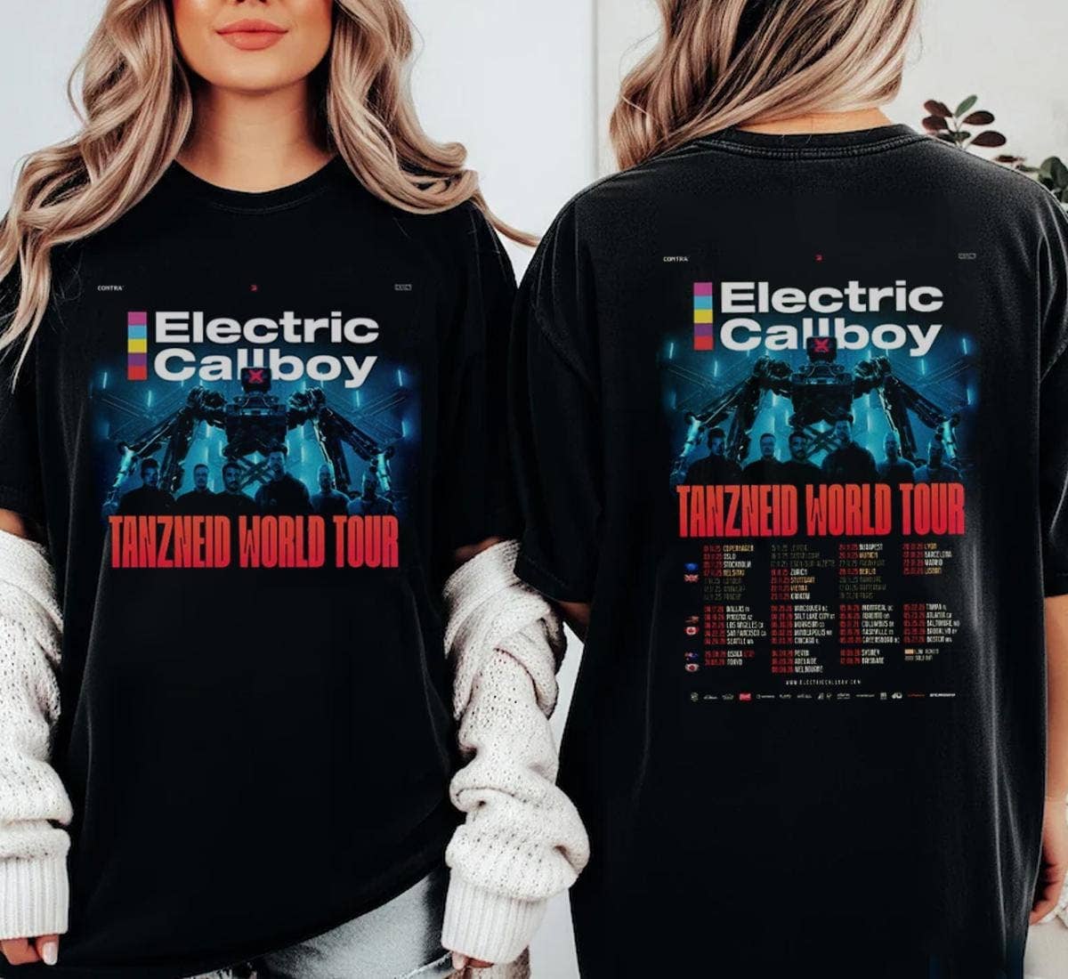 Electric Callboy Tanzneid World Tour 2025 2026 T-Shirt