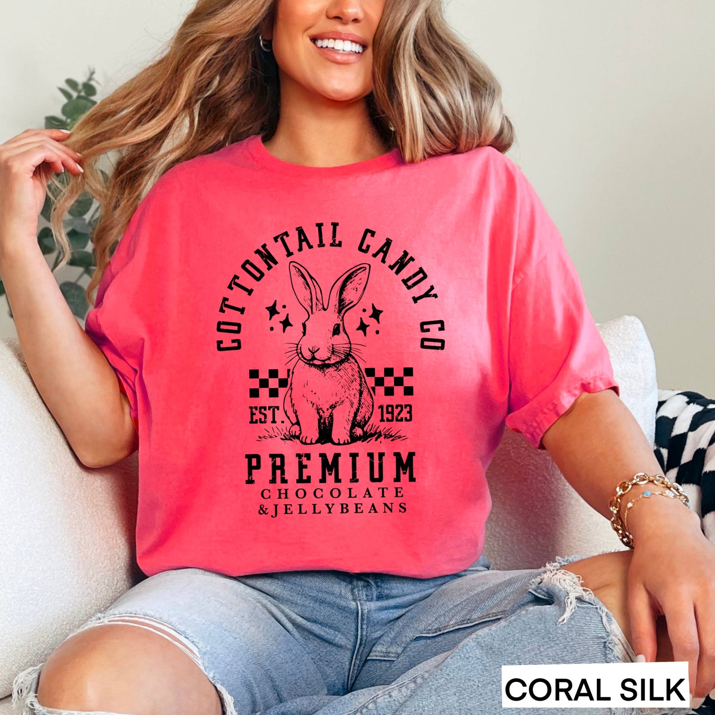 Cottontail Candy Co | Easter Graphic Tee | Gildan