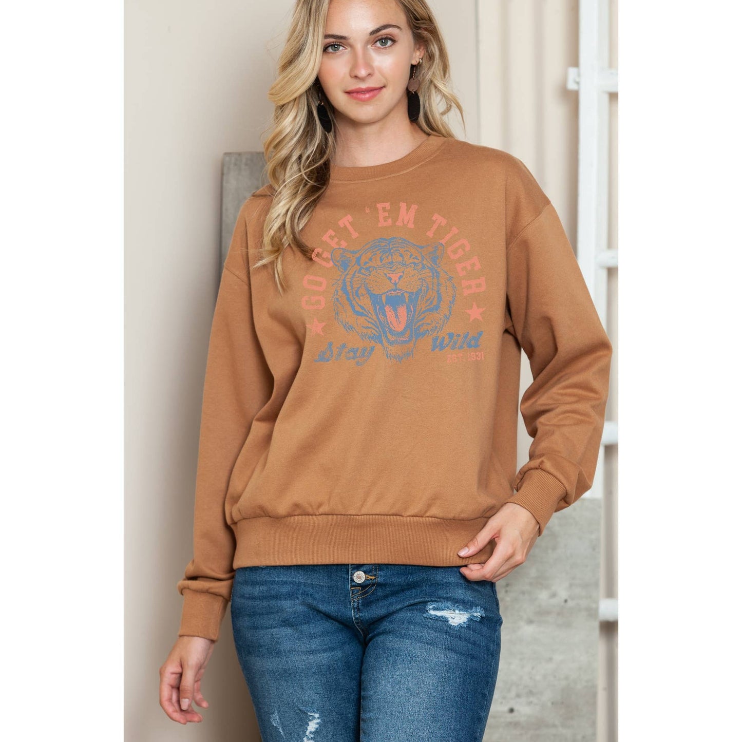 Go Get Em Tiger - Crewneck Sweatshirt