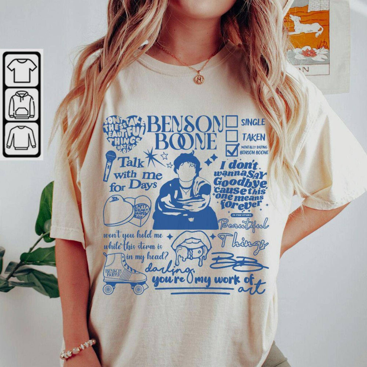 Benson Boone 2024 World Tour Concert Unisex Fan Tee