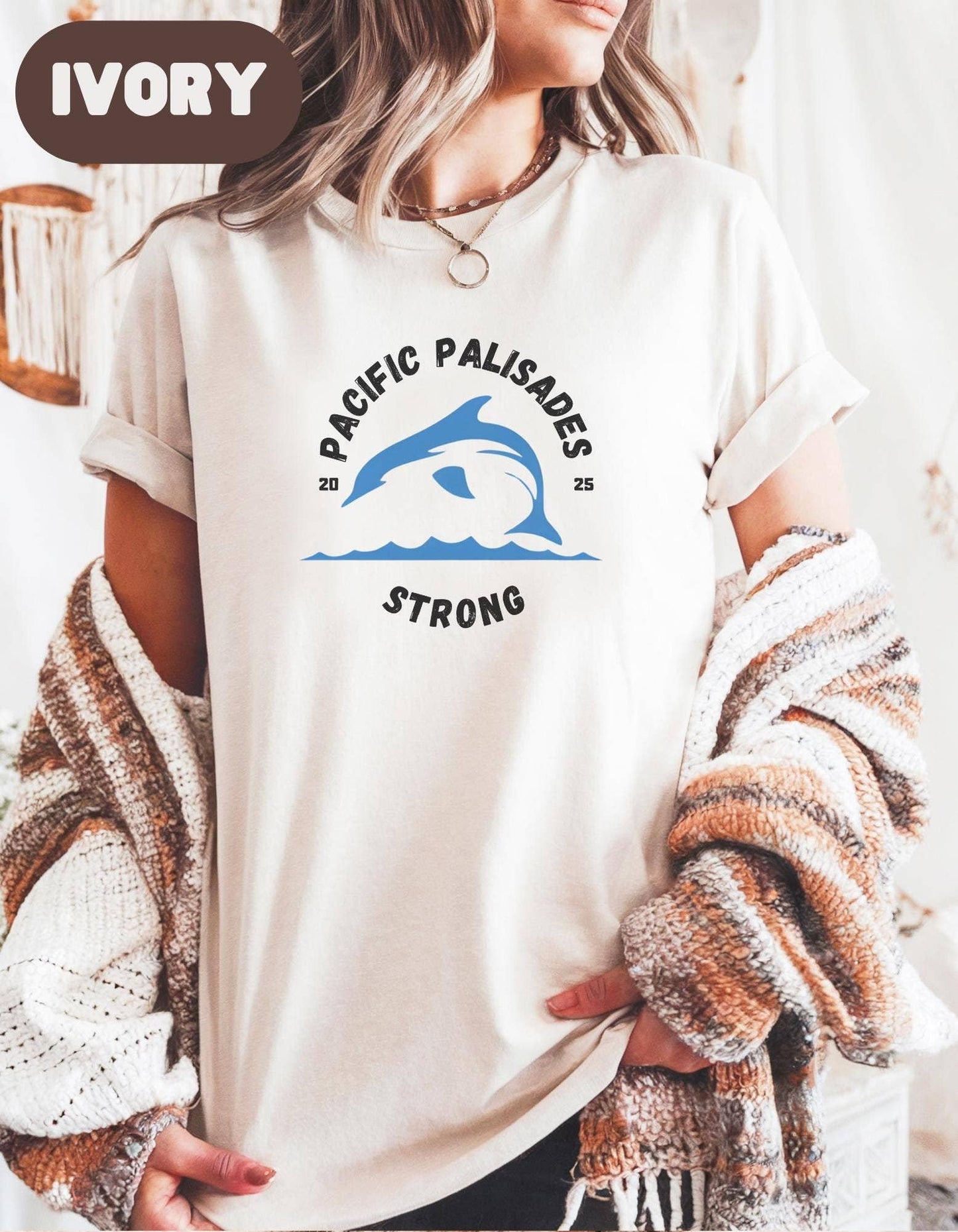 Pacific Palisades Strong 2025 T-Shirt For Wildfire Relief