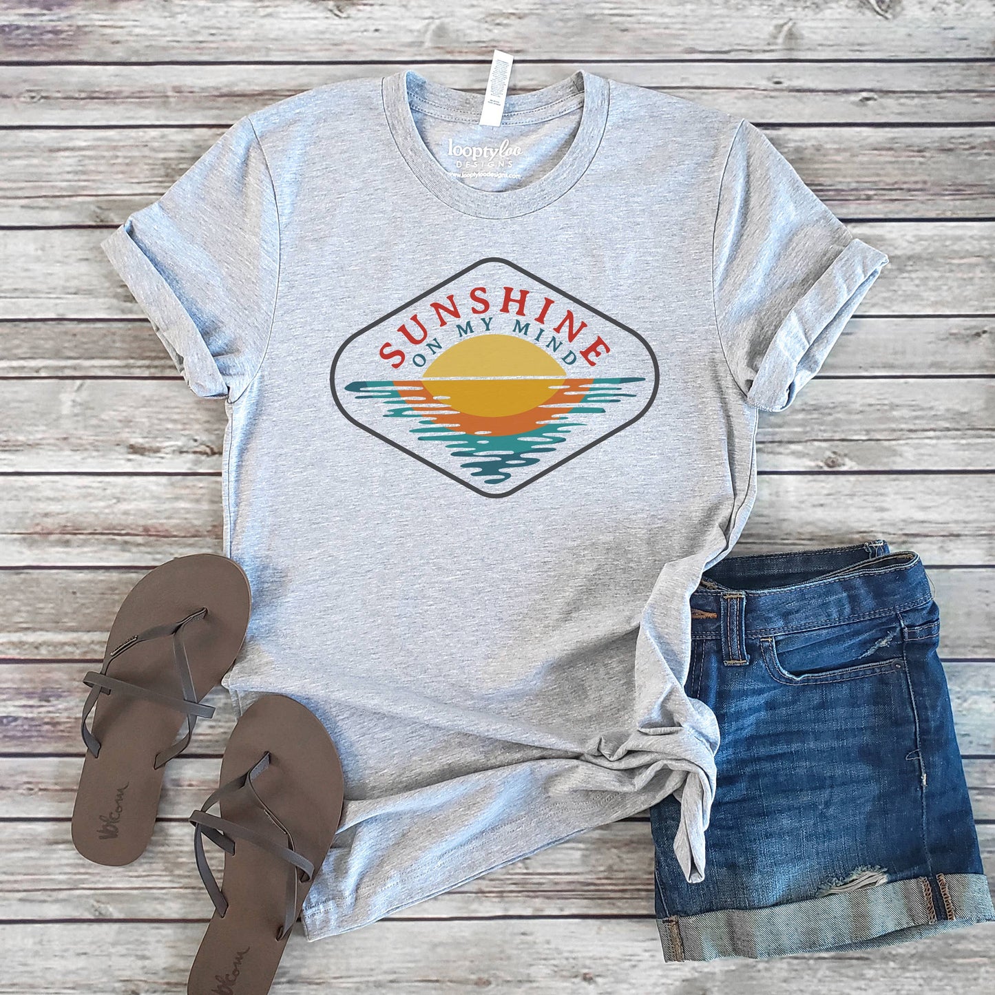 Sunshine On My Mind Tee | Summer | Sunset | Sizes XS-2XL