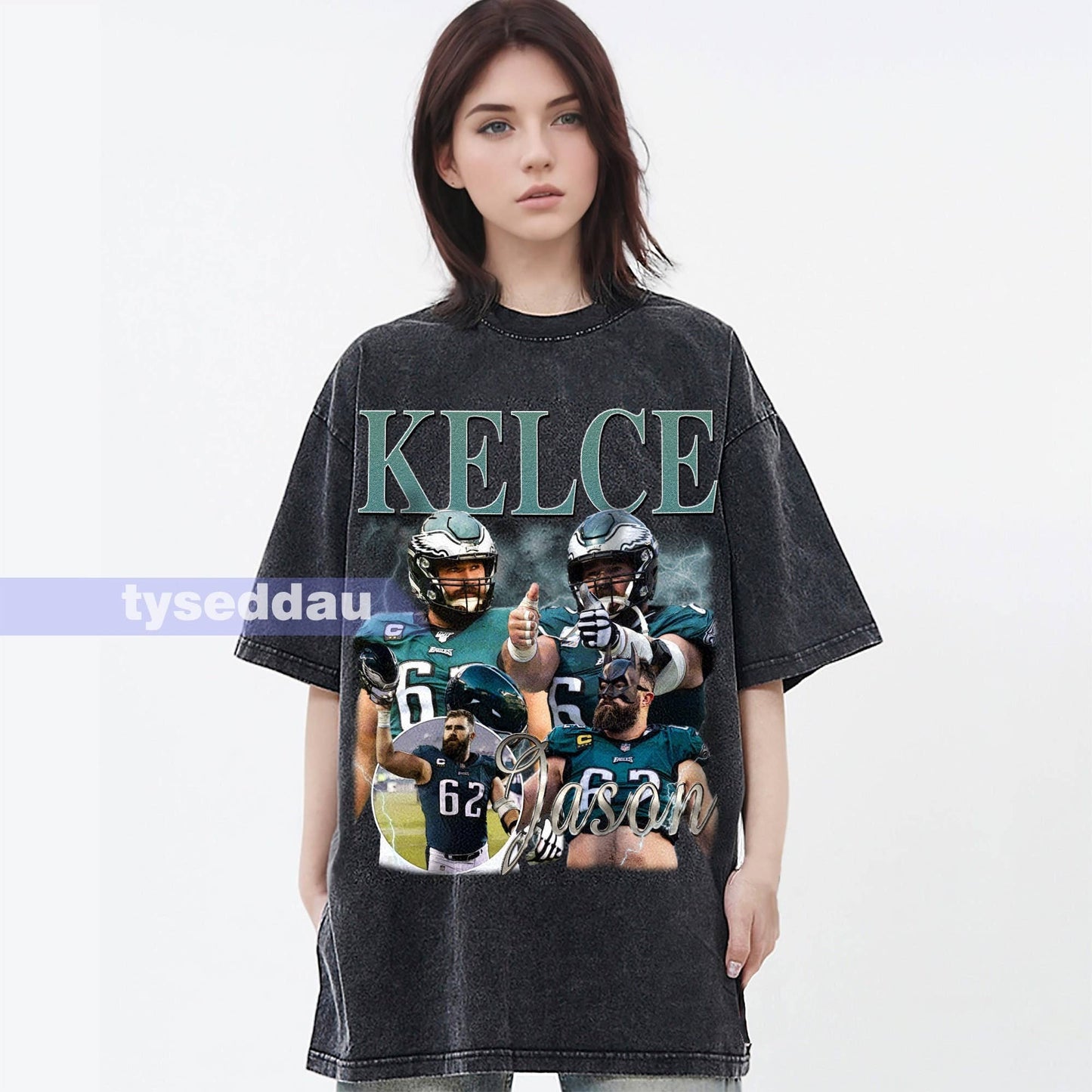 Jason Kelce Retro 90's Graphic T-Shirt – Vintage Style