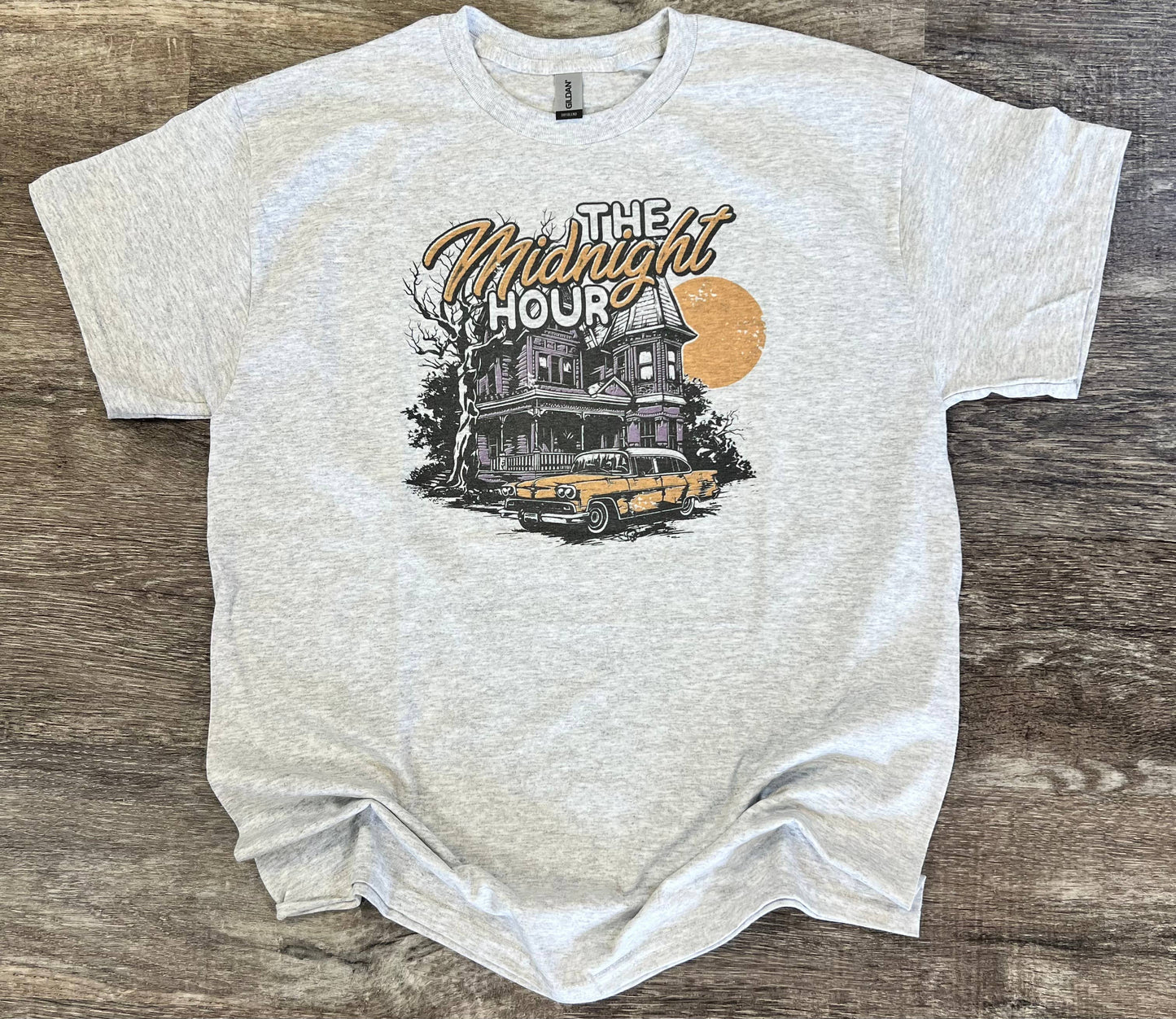 The Midnight Hour On Ash Gray Tee