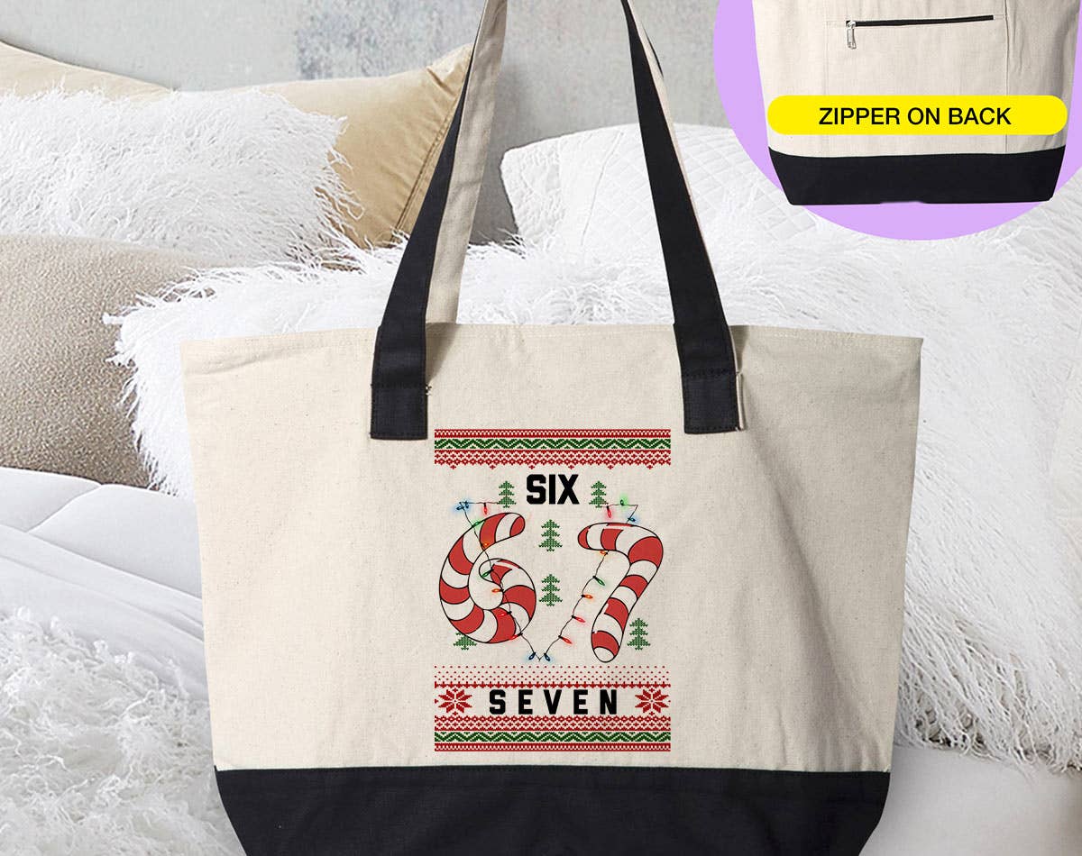 67 Ugly Christmas Sweater Meme Tote Bag