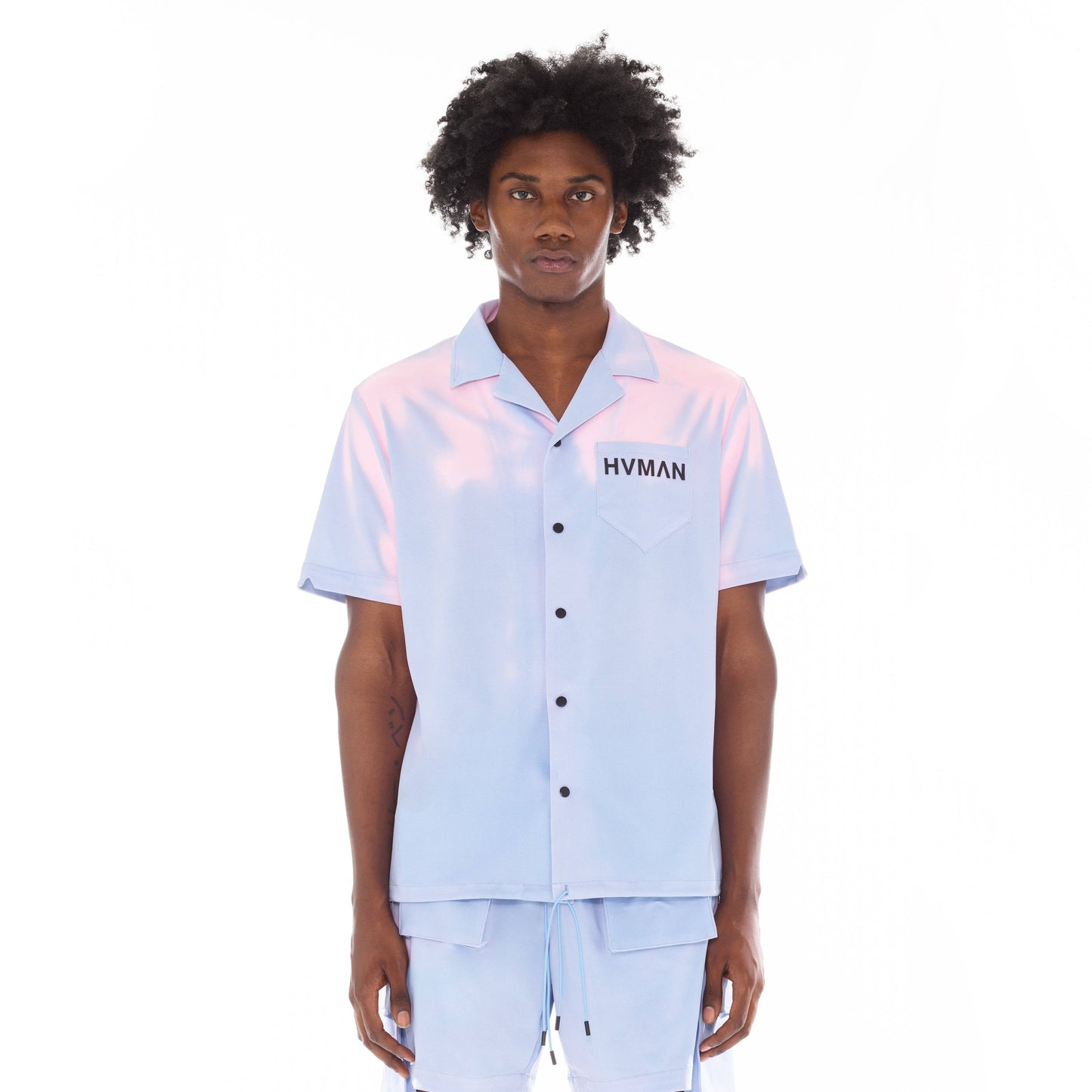 Heat Sensitive Nylon Shirt in Sky