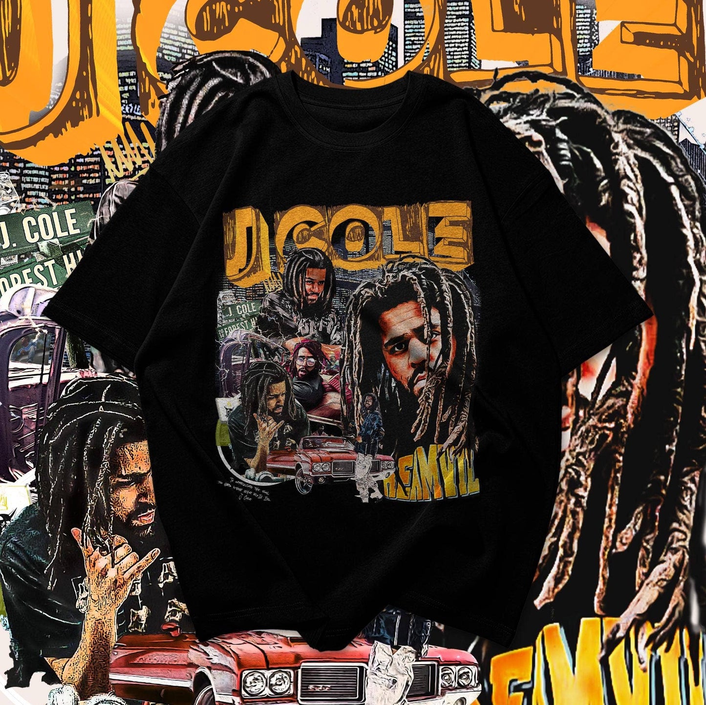 J Cole T-Shirt - Rap Tee For Streetwear Fashion - Unisex Fit