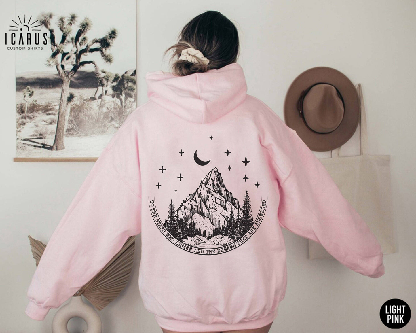 To the Stars Who Listen Hoodie - Acotar Night Court Sweatshi
