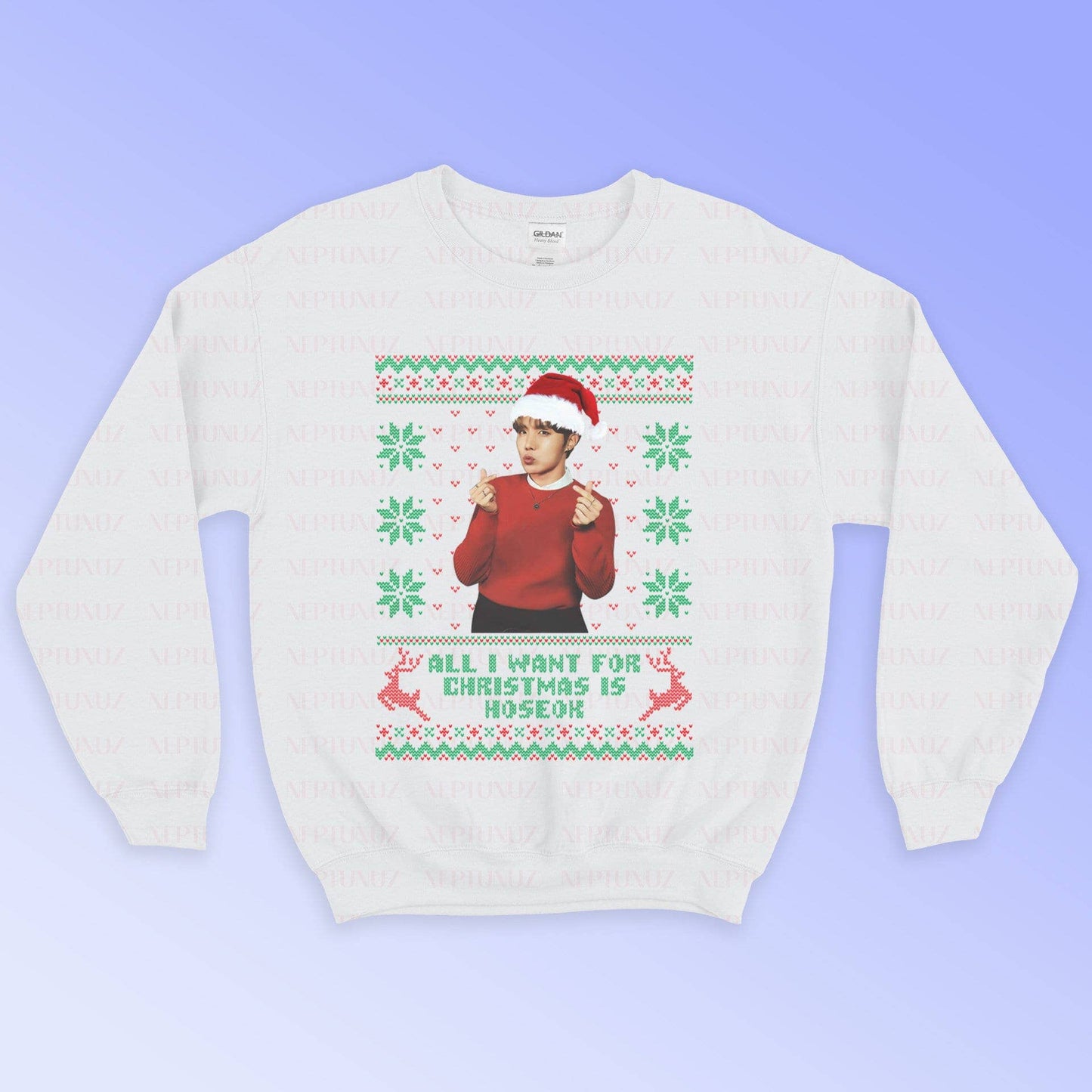 Hoseok's Kpop Ugly Christmas Sweatshirt - Men & Women Sizes