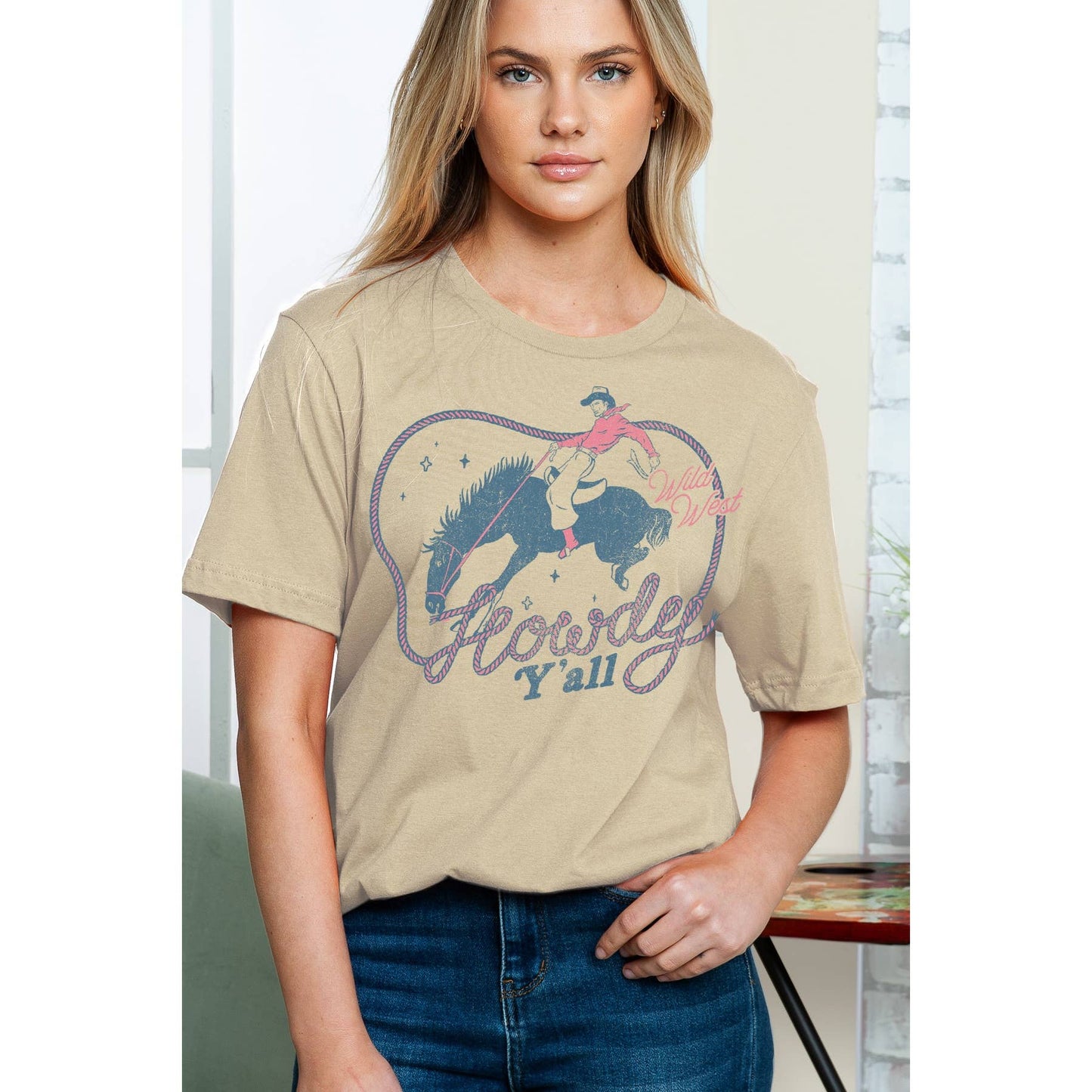 Howdy Yall Short Sleeve T Shirt