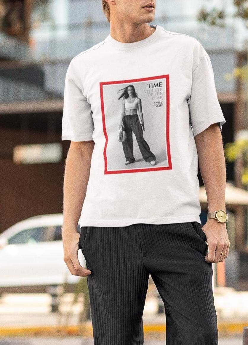 Caitlin Clark Time Magazine Tee - Comfortable Graphic Tee
