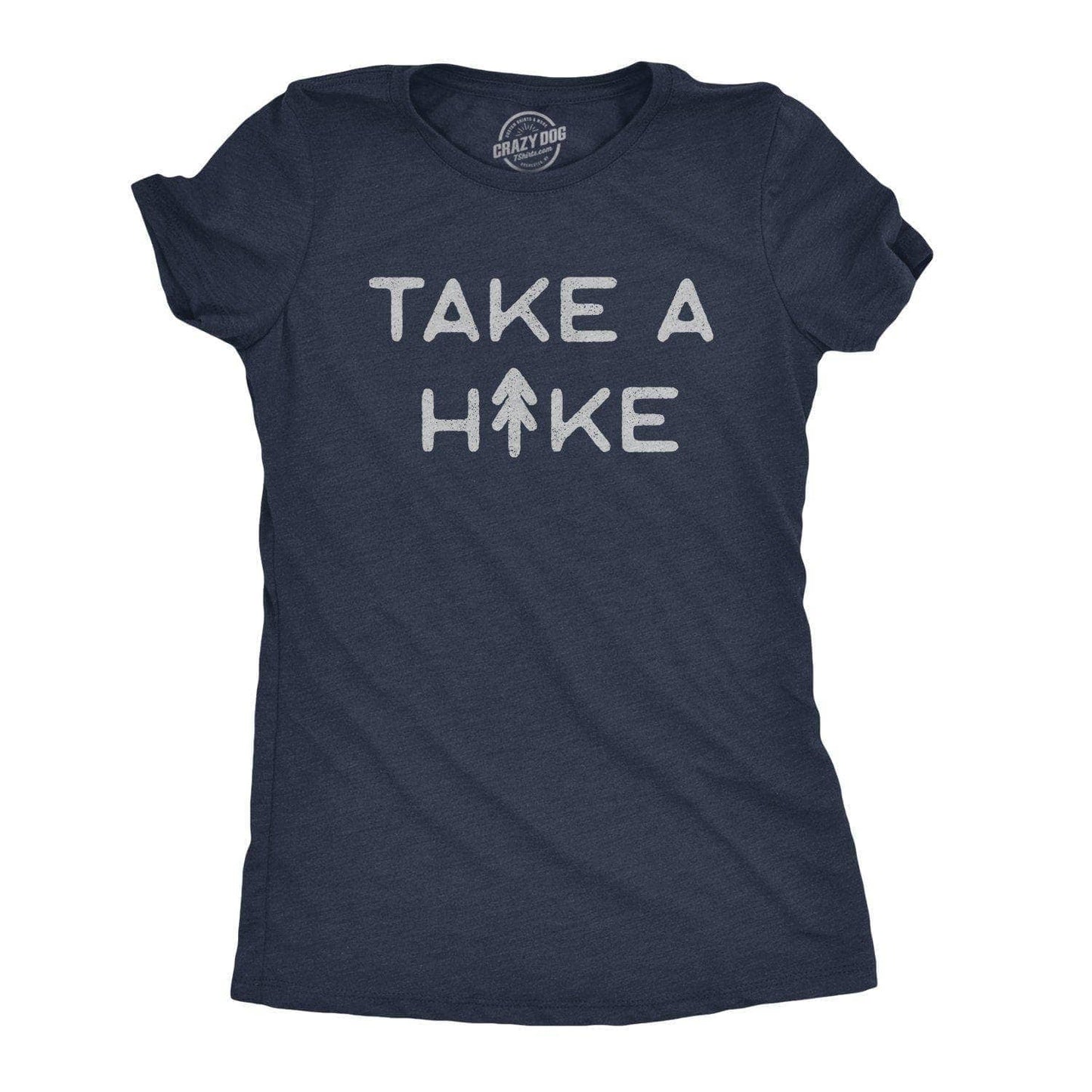 Take A Hike Women's Tshirt Camping Graphic Tee Western Plus