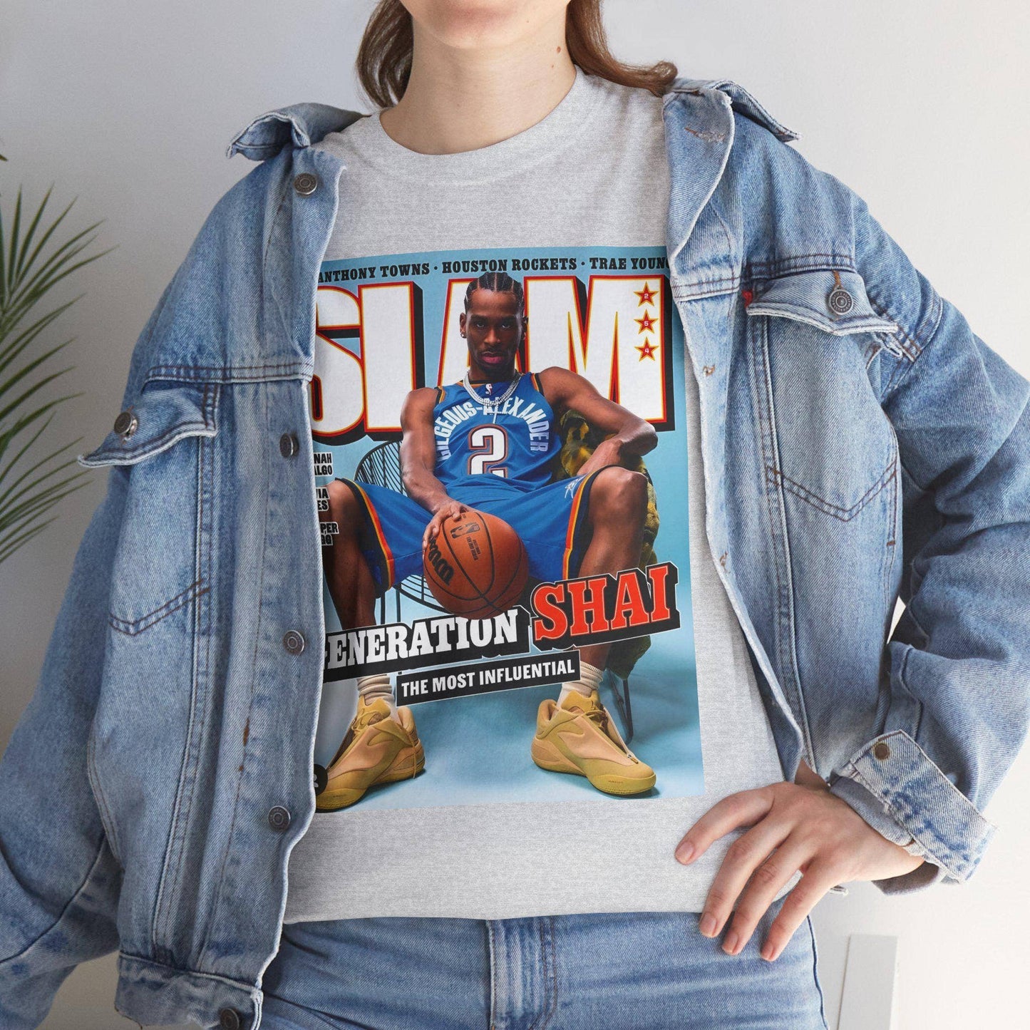 Shai Gilgeous Alexander 2025 Nba All Star Slam Tee