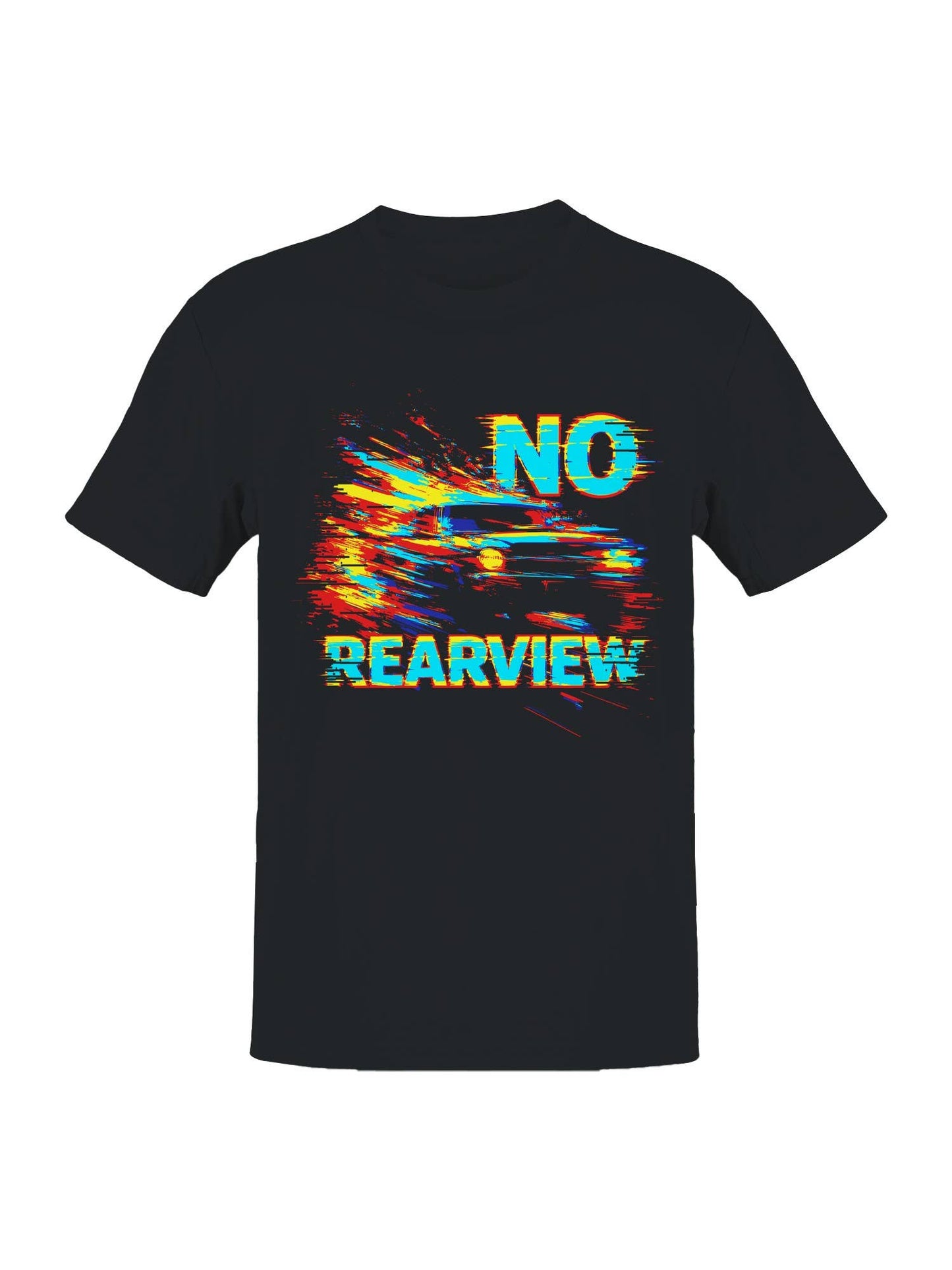No Rearview Colorful Race Car Men's T-Shirt