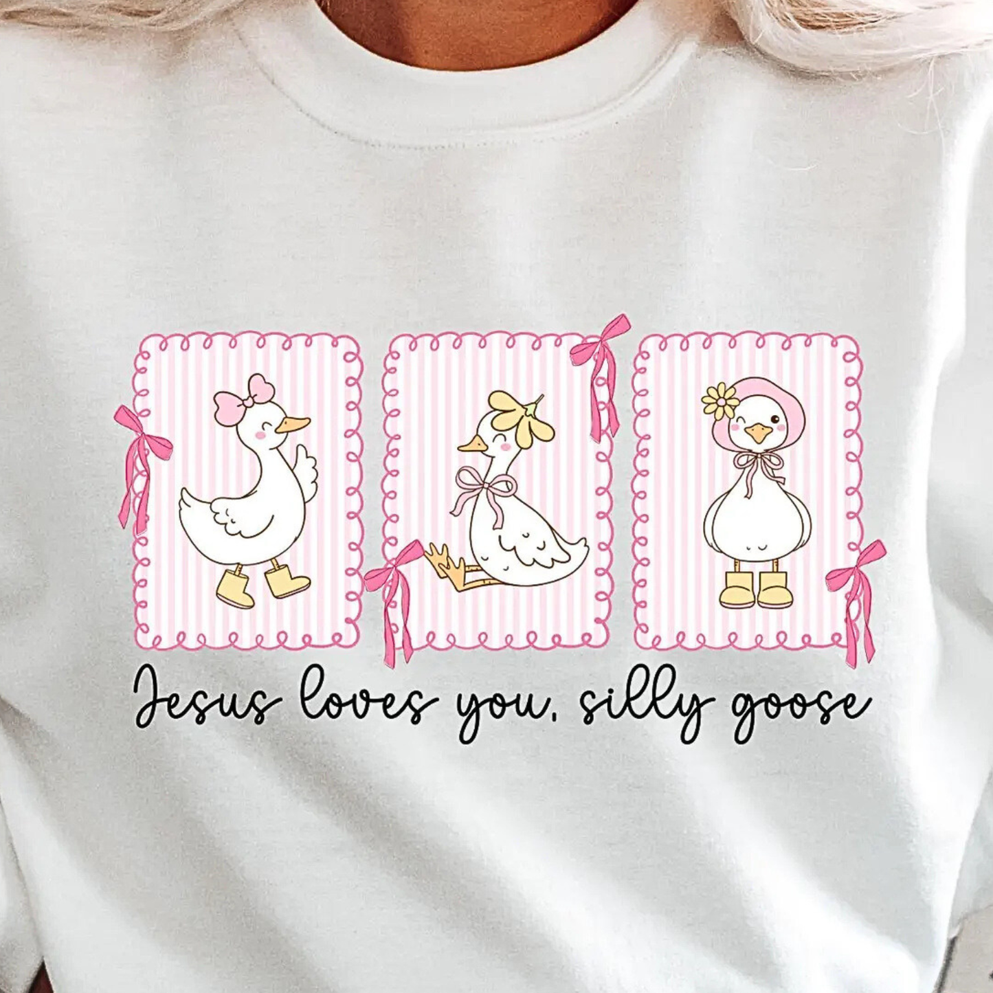Jesus Loves You Silly Goose T-Shirt