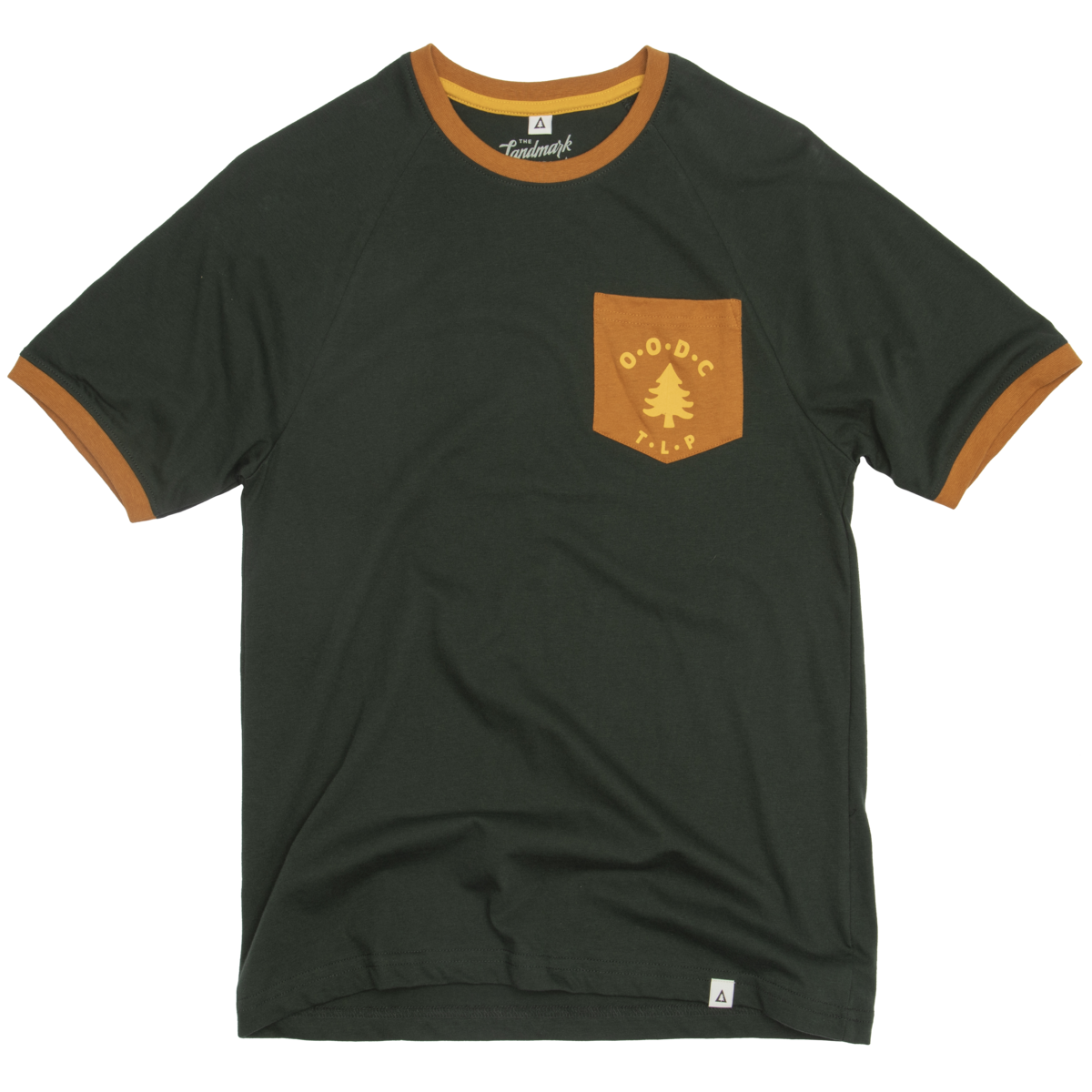 Out-Of-Doors Club Unisex Short Sleeve Raglan Ringer Pocket Tee
