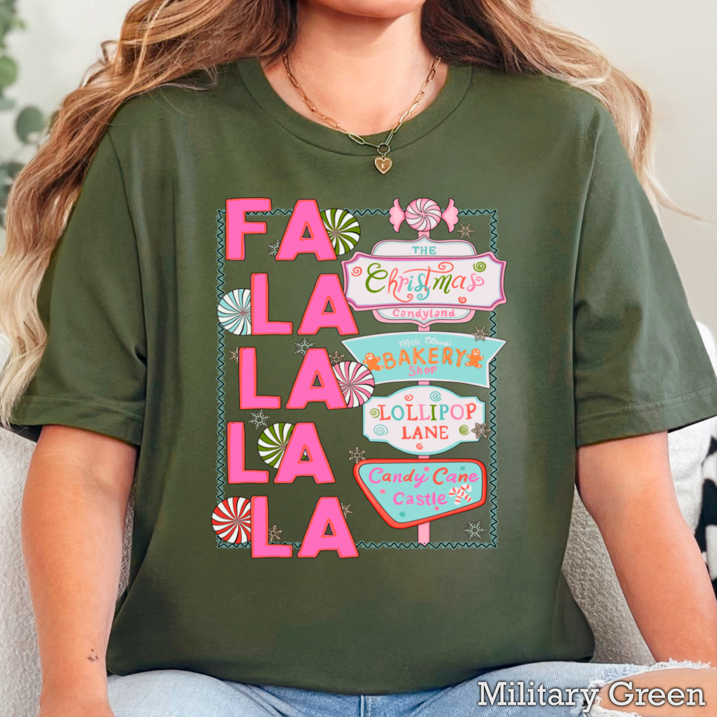 Fa La La Christmas 2025 Graphic Tee | Gildan