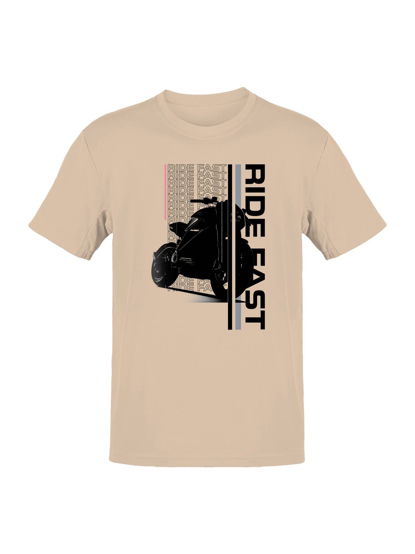 Futuristic Electric Motorcycle Design Men's T-Shirt